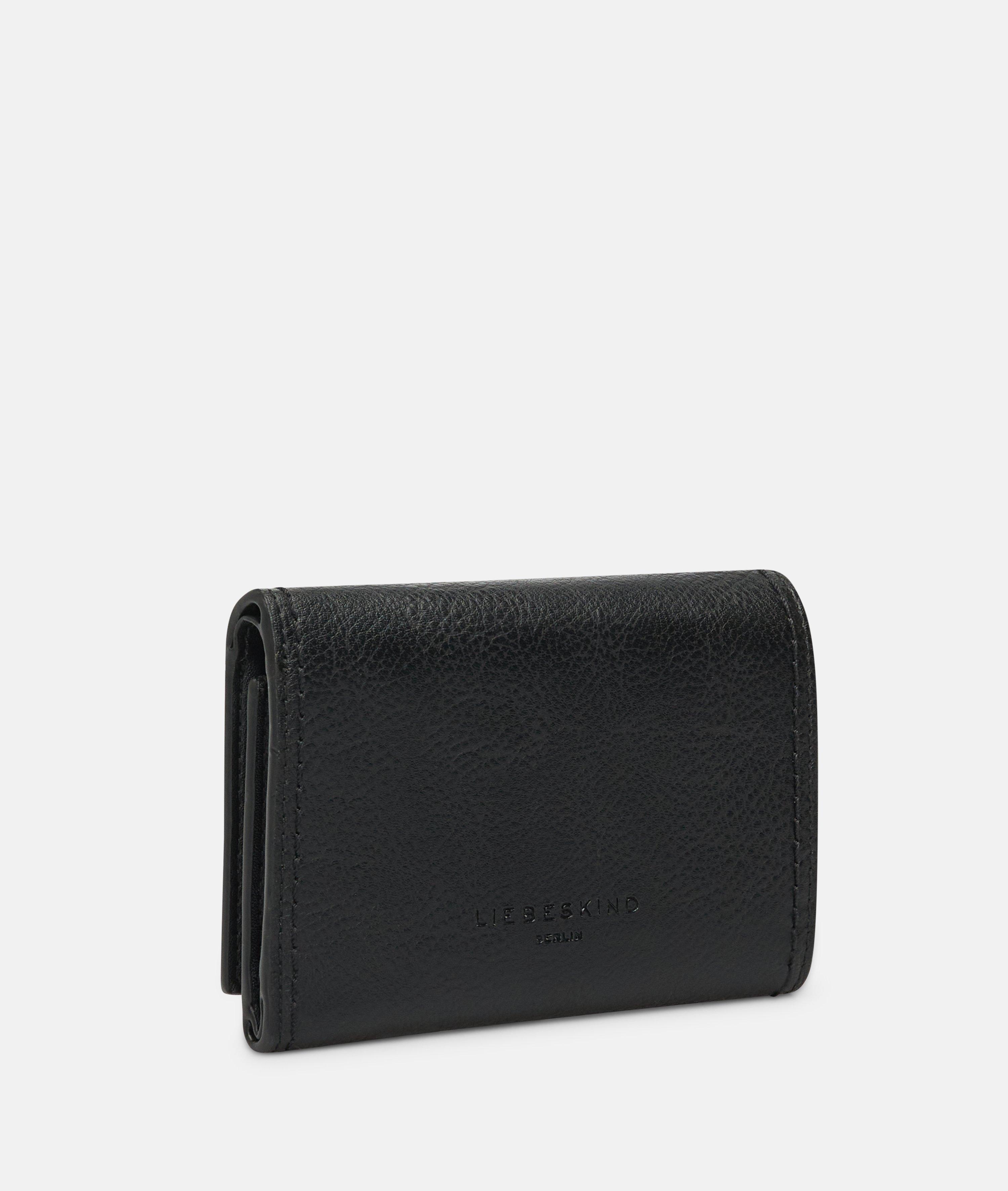 Wallet in black & brown