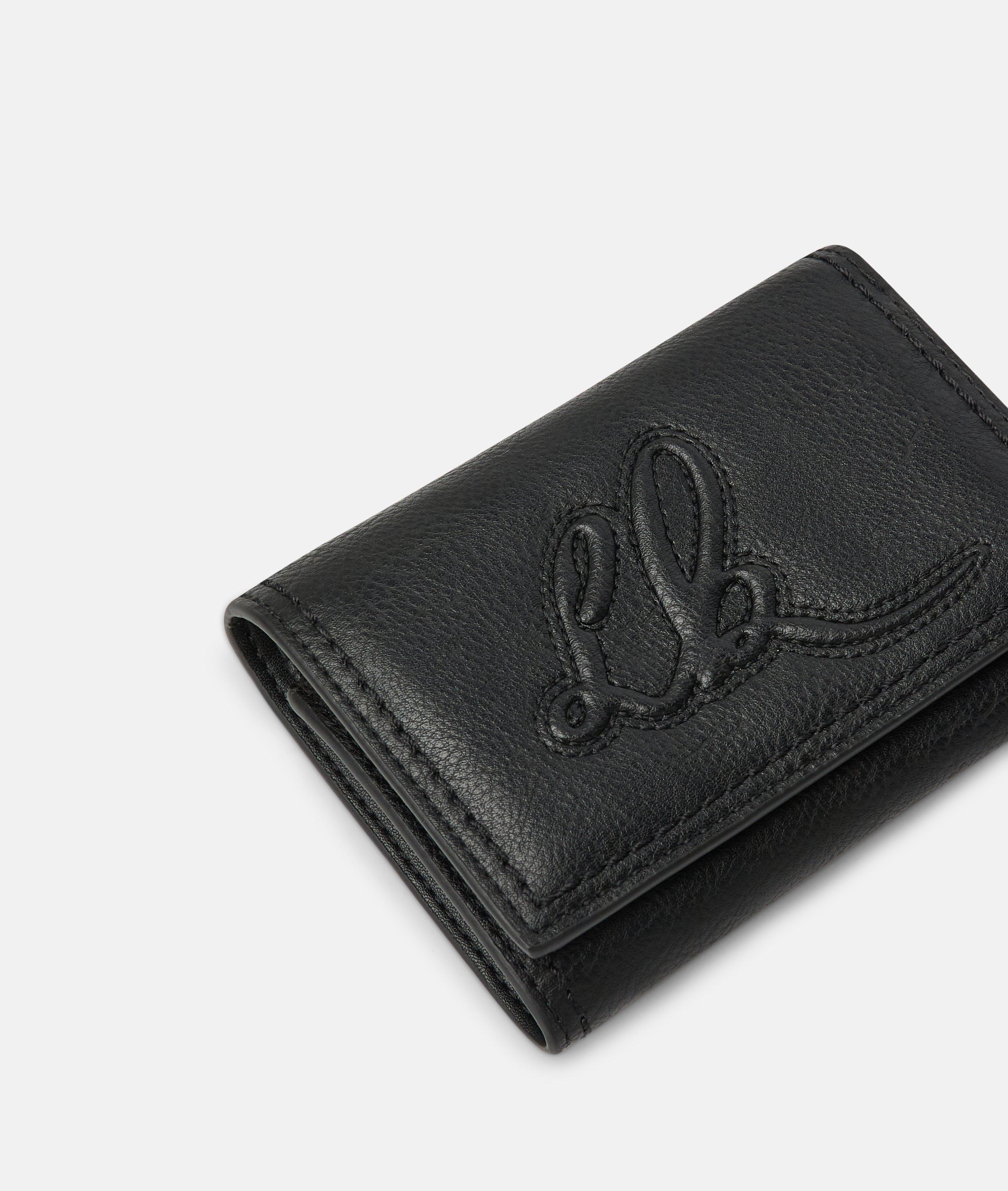 Wallet in black & brown