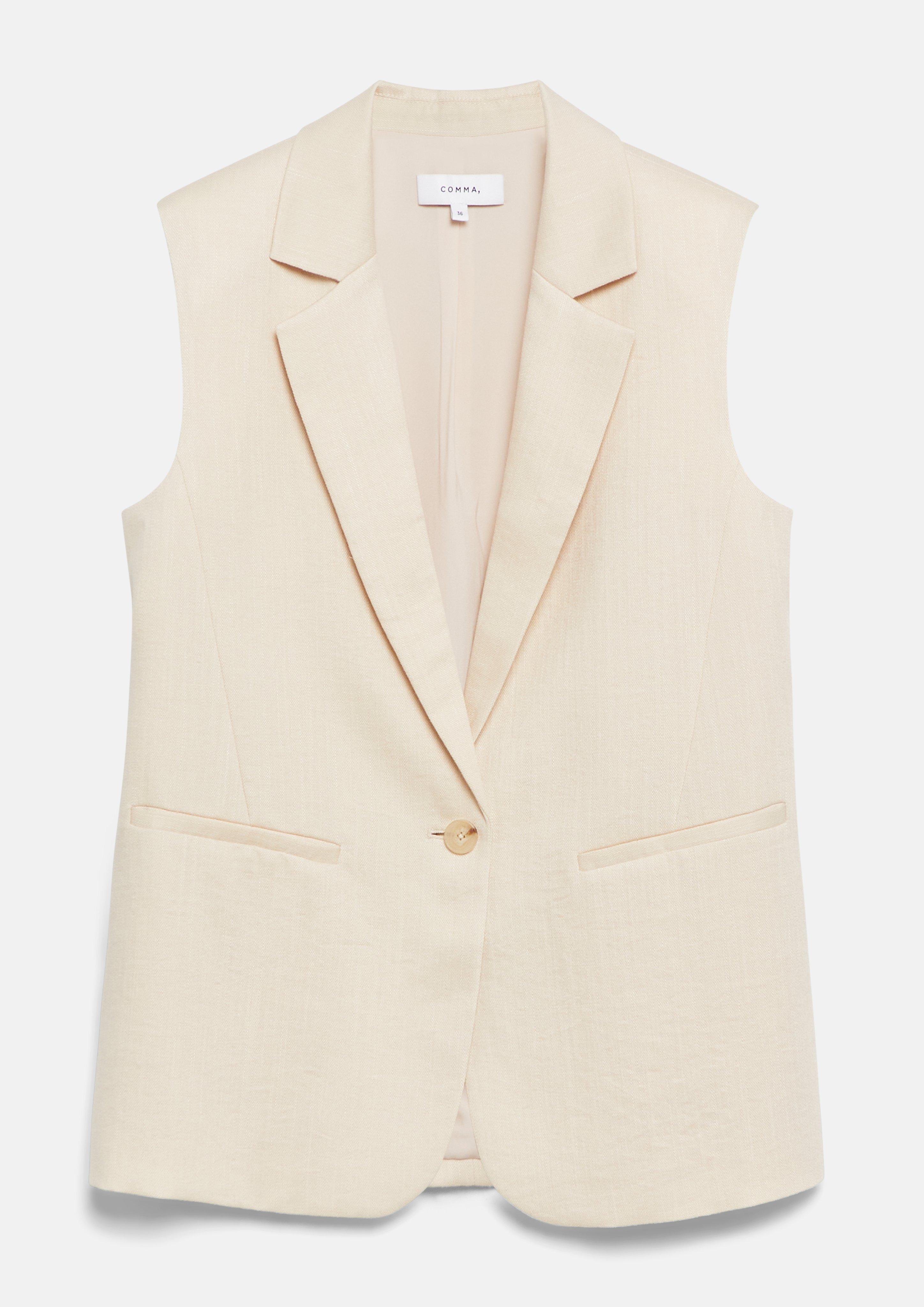 Indoor-Weste in beige von COMMA