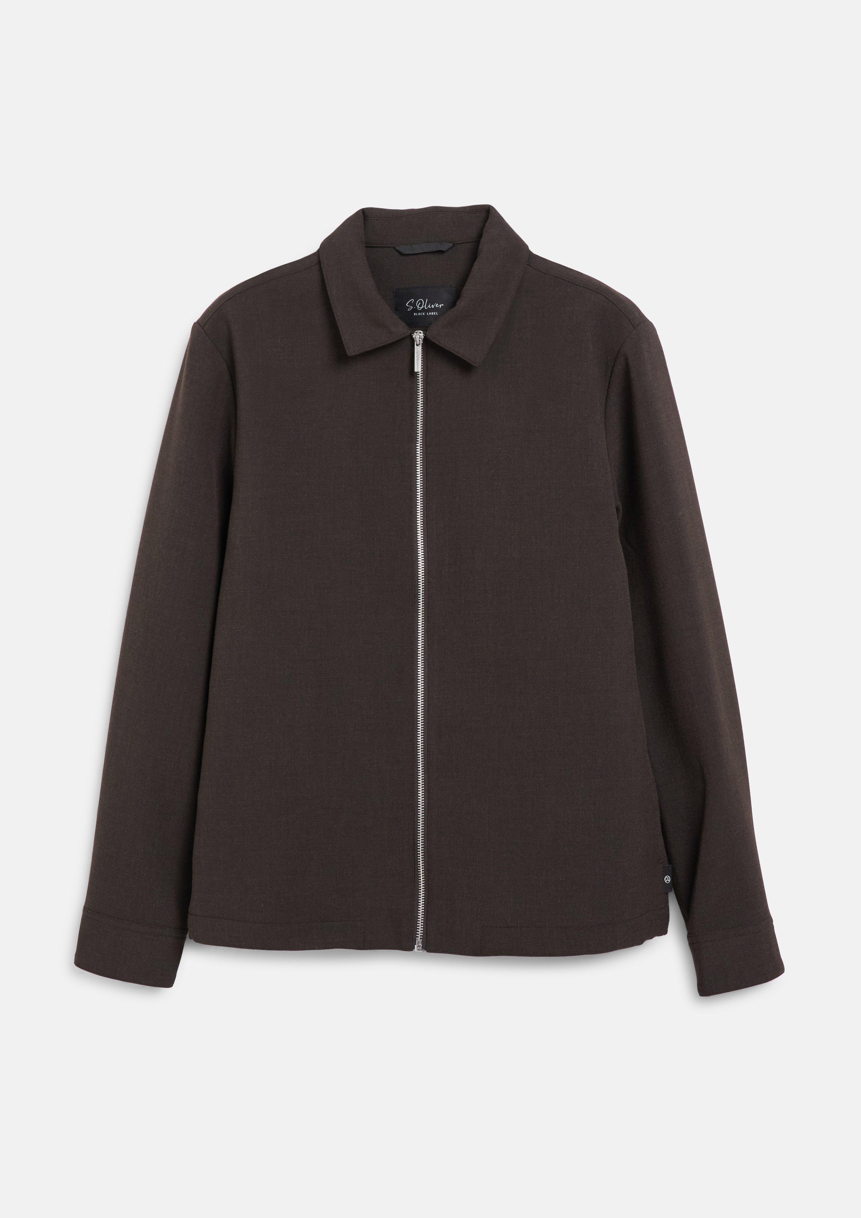 Herren Jacke in Wolloptik mit Eingrifftaschen in  von 