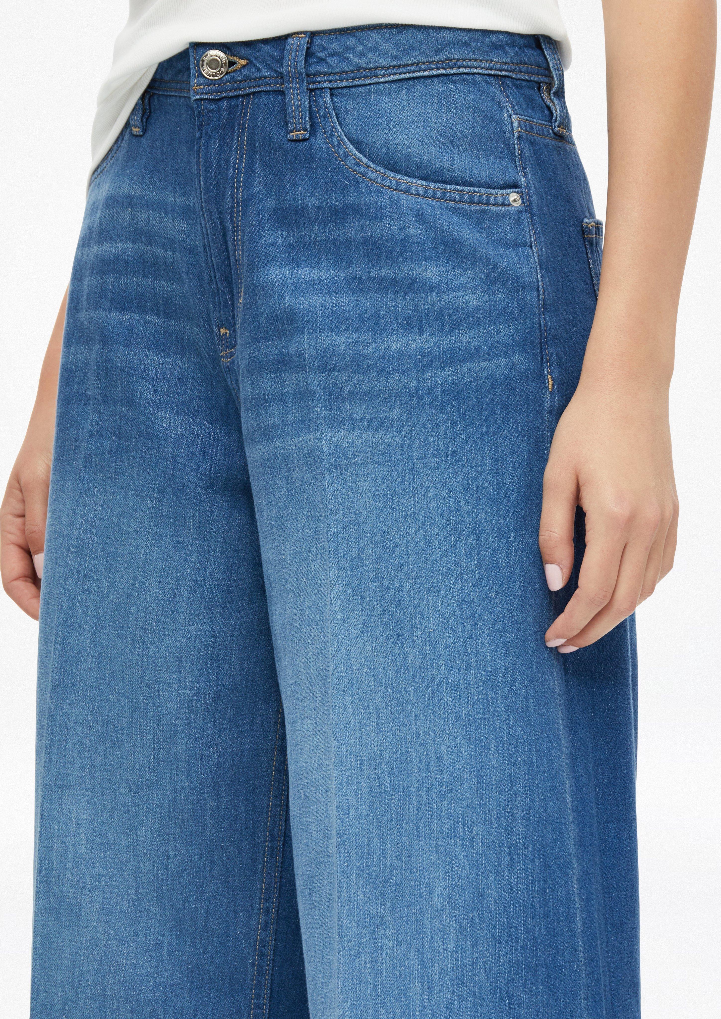 Femmes Culotte en jean Suri / Coupe classique / Taille haute / Jambe large en bleu de s.Oliver