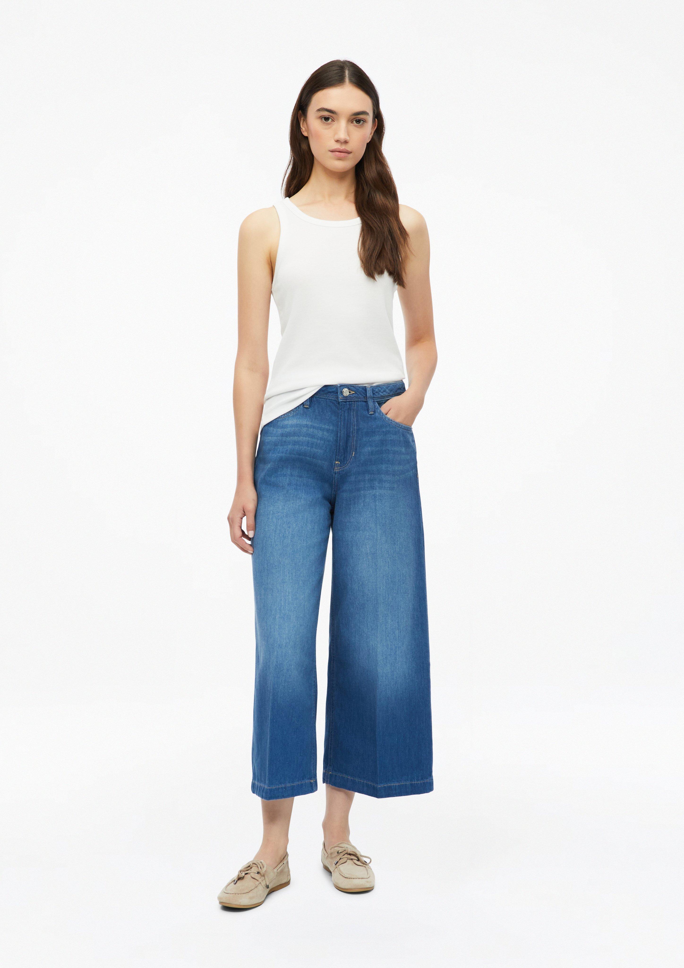 Damen Culotte Jeans Suri / Regular Fit / High Rise / Wide Leg in  von s.Oliver