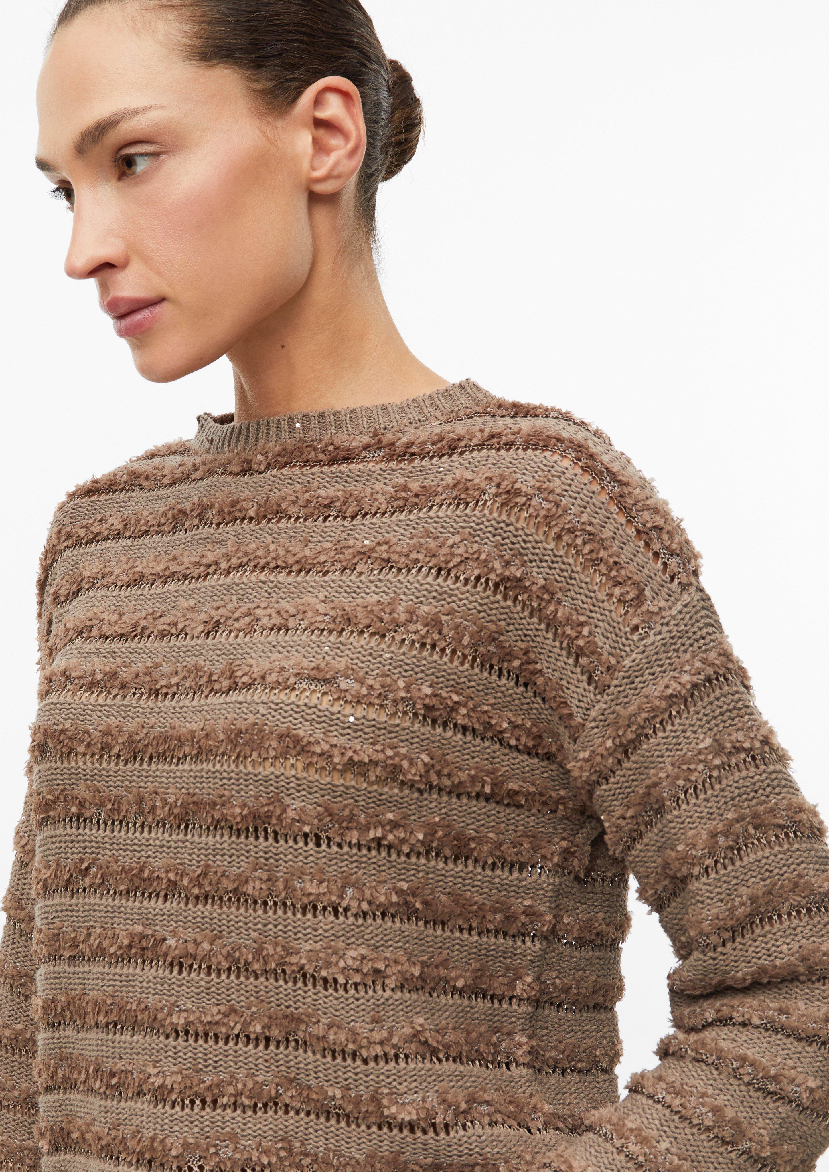 Women Knitted jumper in brown by s.Oliver BLACK LABEL