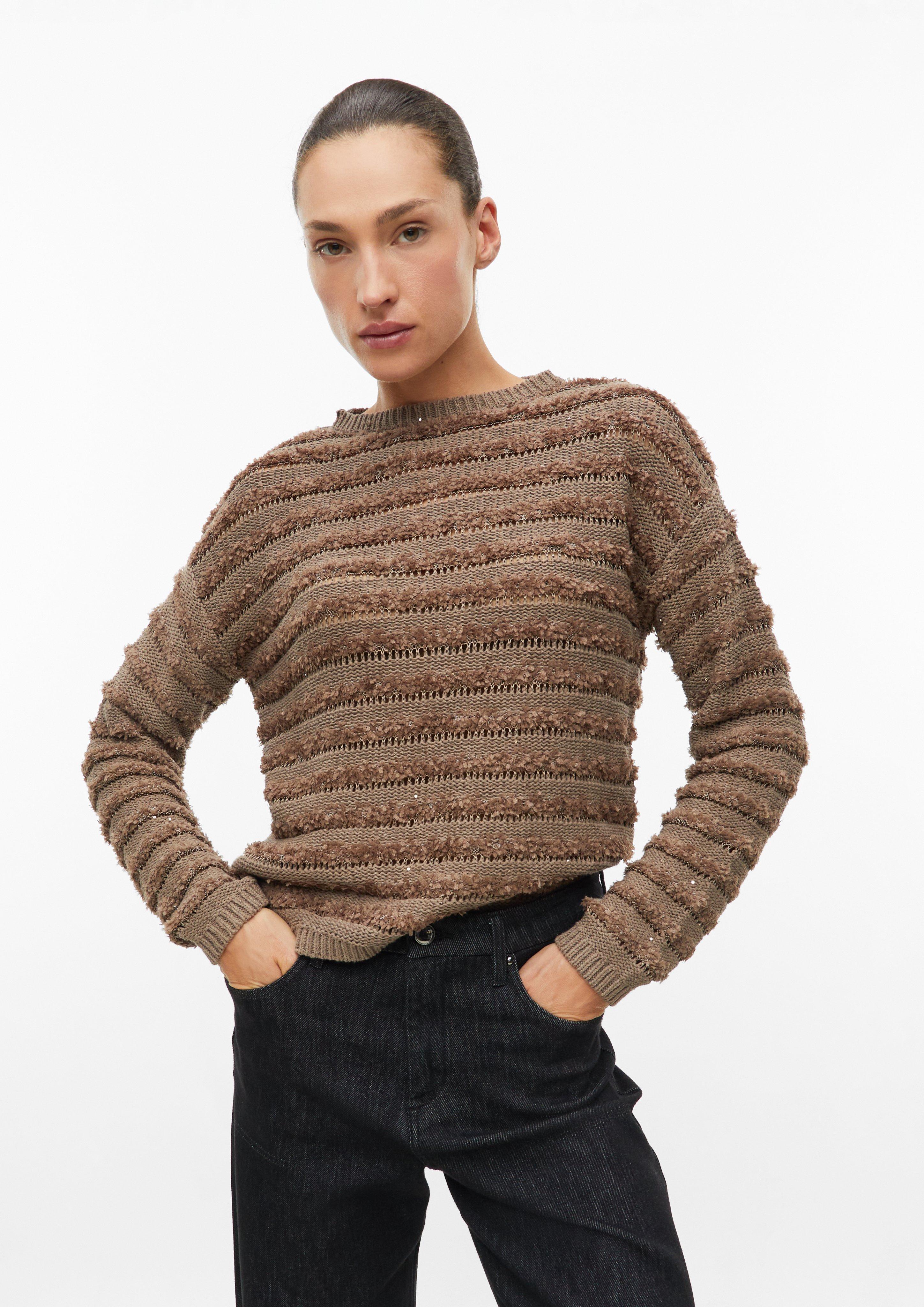 Women Knitted jumper in brown by s.Oliver BLACK LABEL