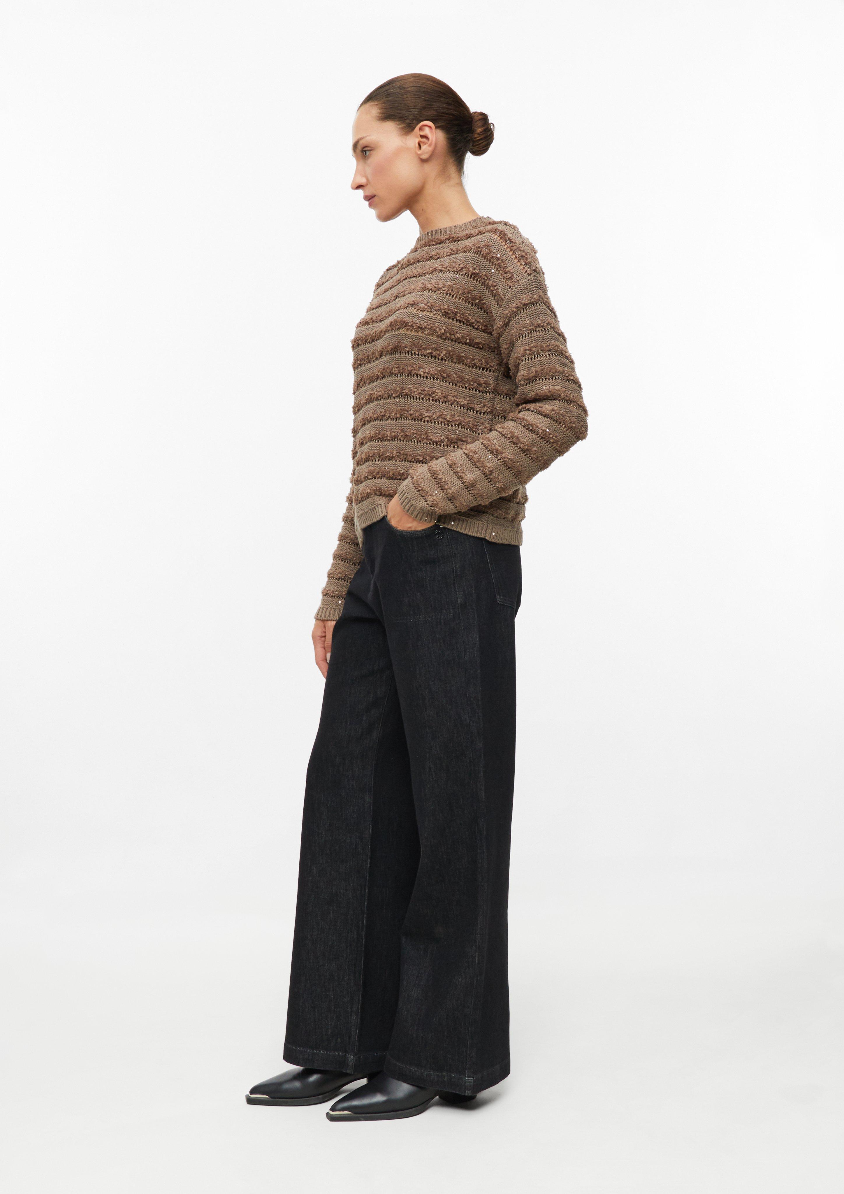 Women Knitted jumper in brown by s.Oliver BLACK LABEL