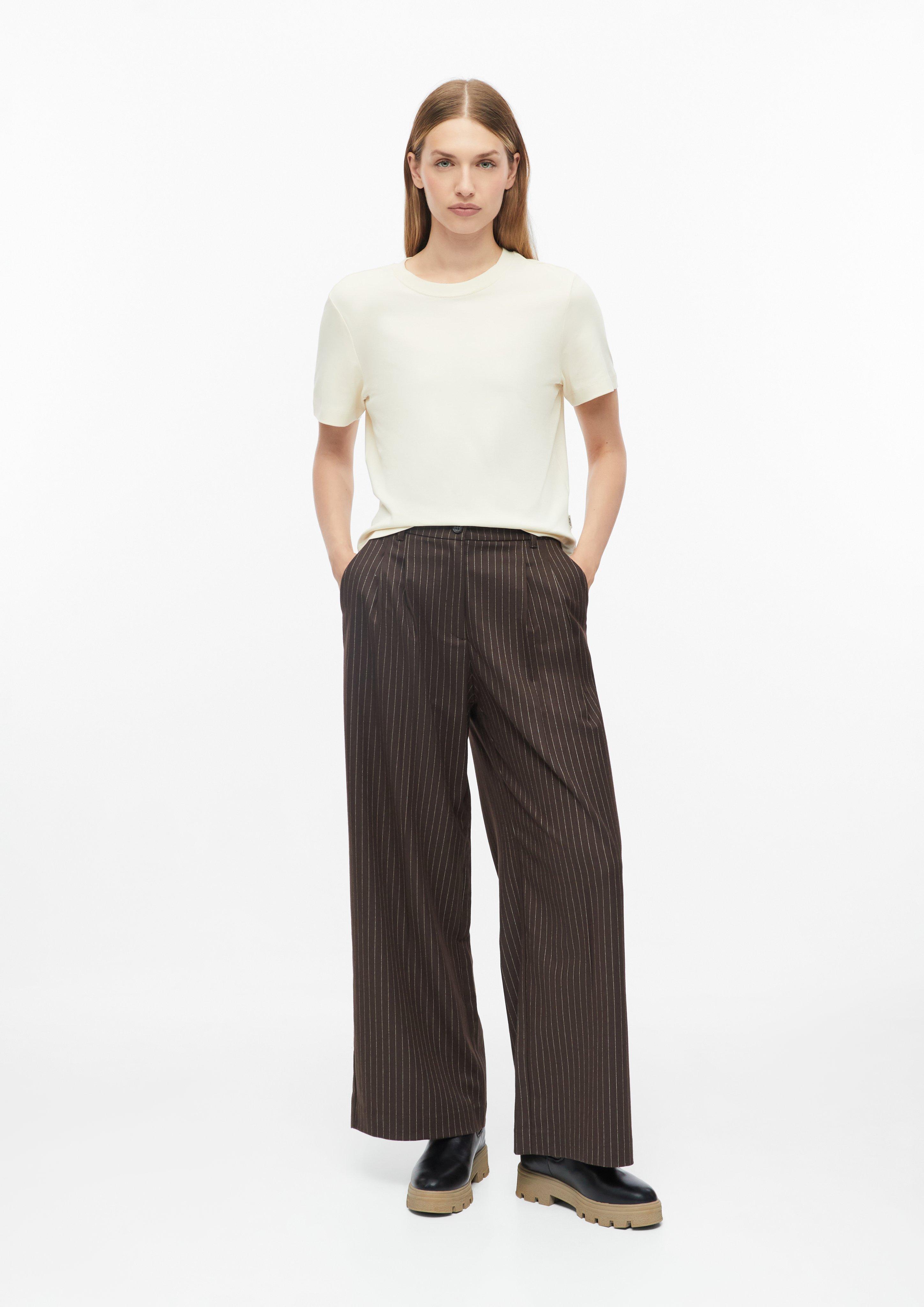 Trousers in dark brown by s.Oliver