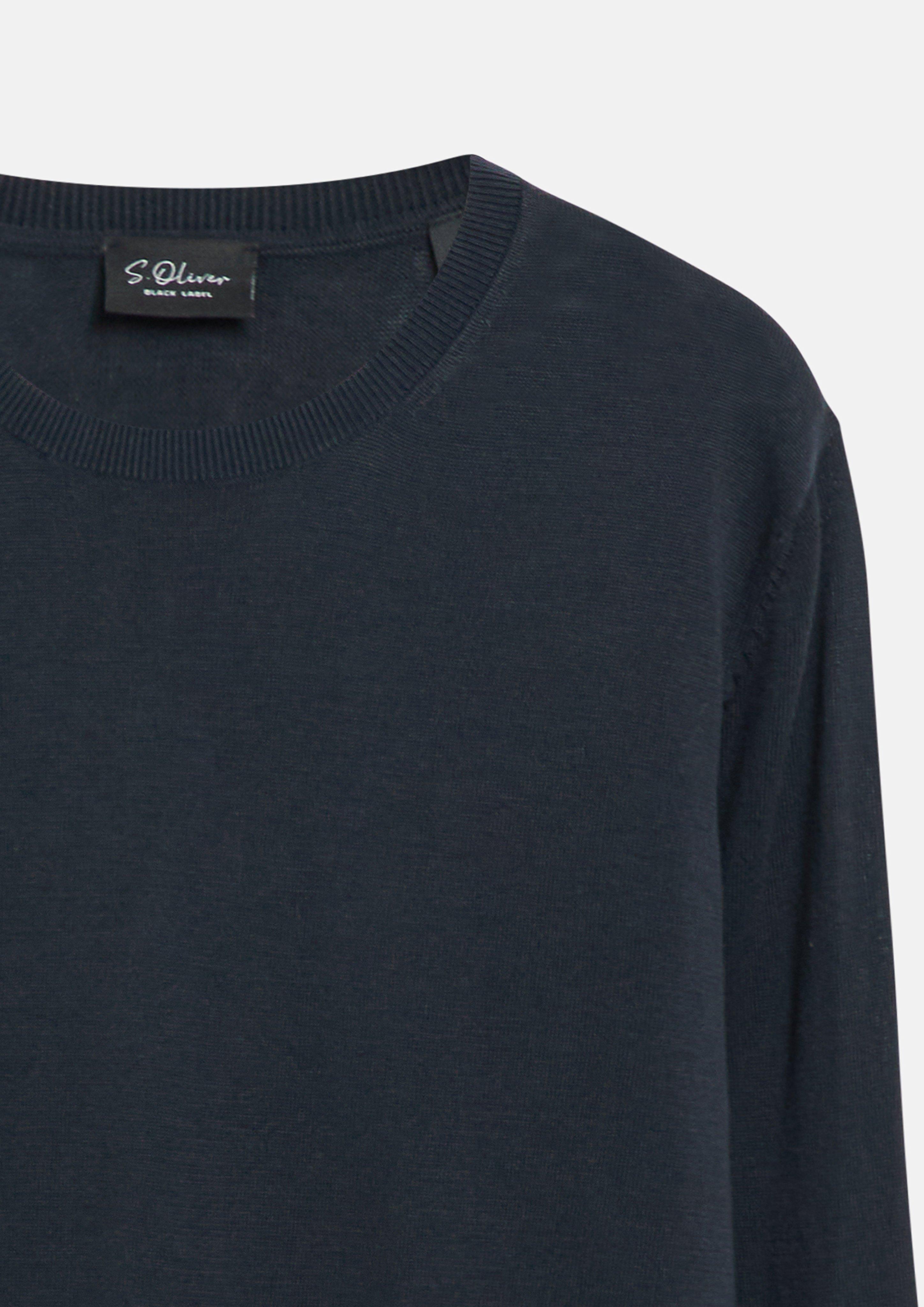 Herren Strickpullover in blau von s.Oliver BLACK LABEL