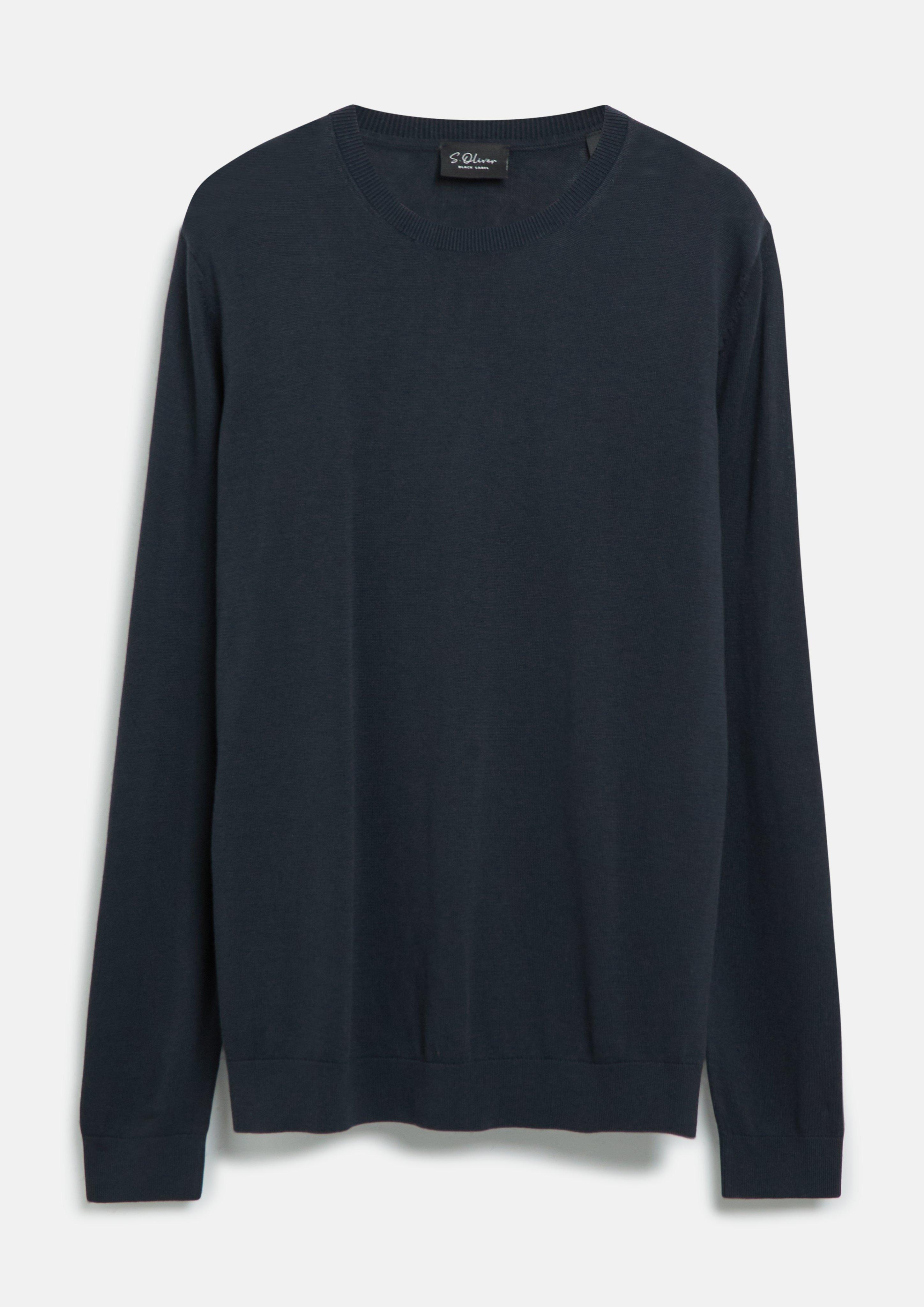 Herren Strickpullover in navy von s.Oliver BLACK LABEL