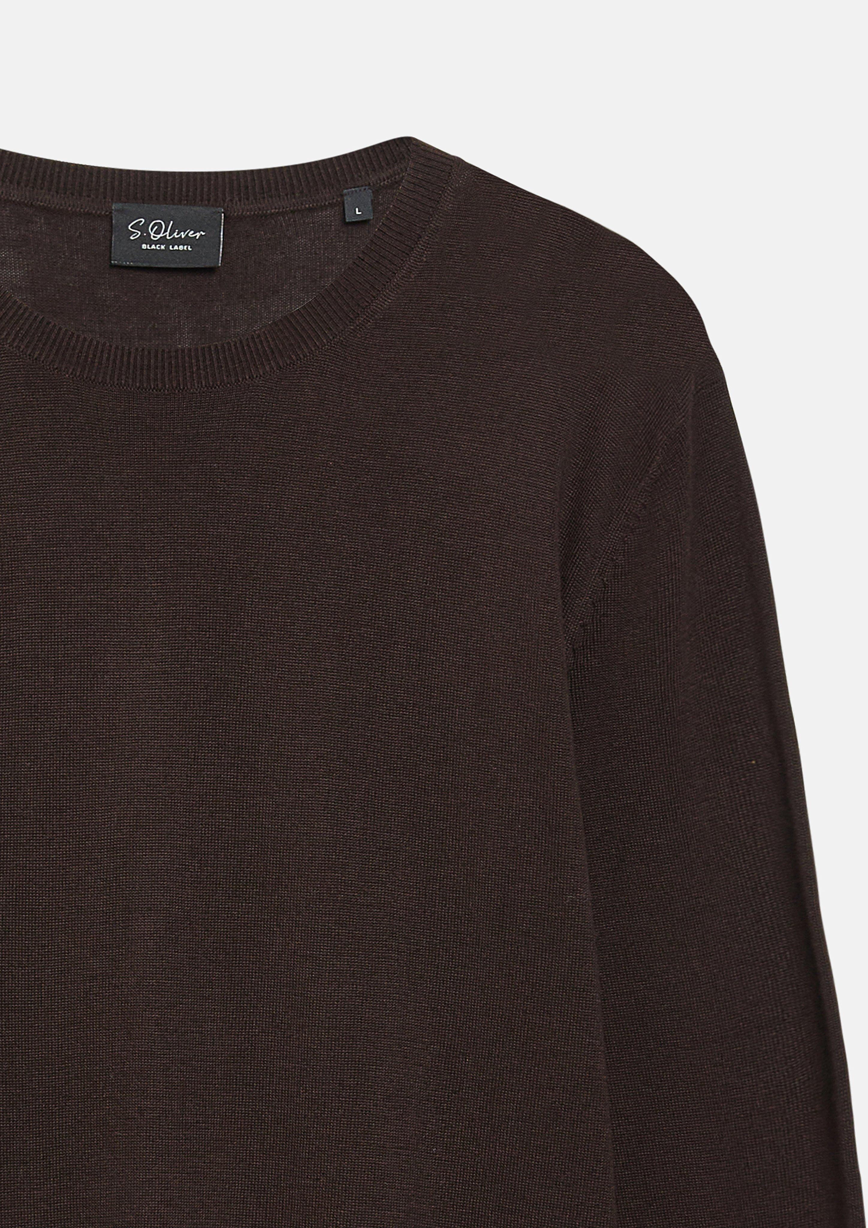 Herren Strickpullover in braun von s.Oliver BLACK LABEL