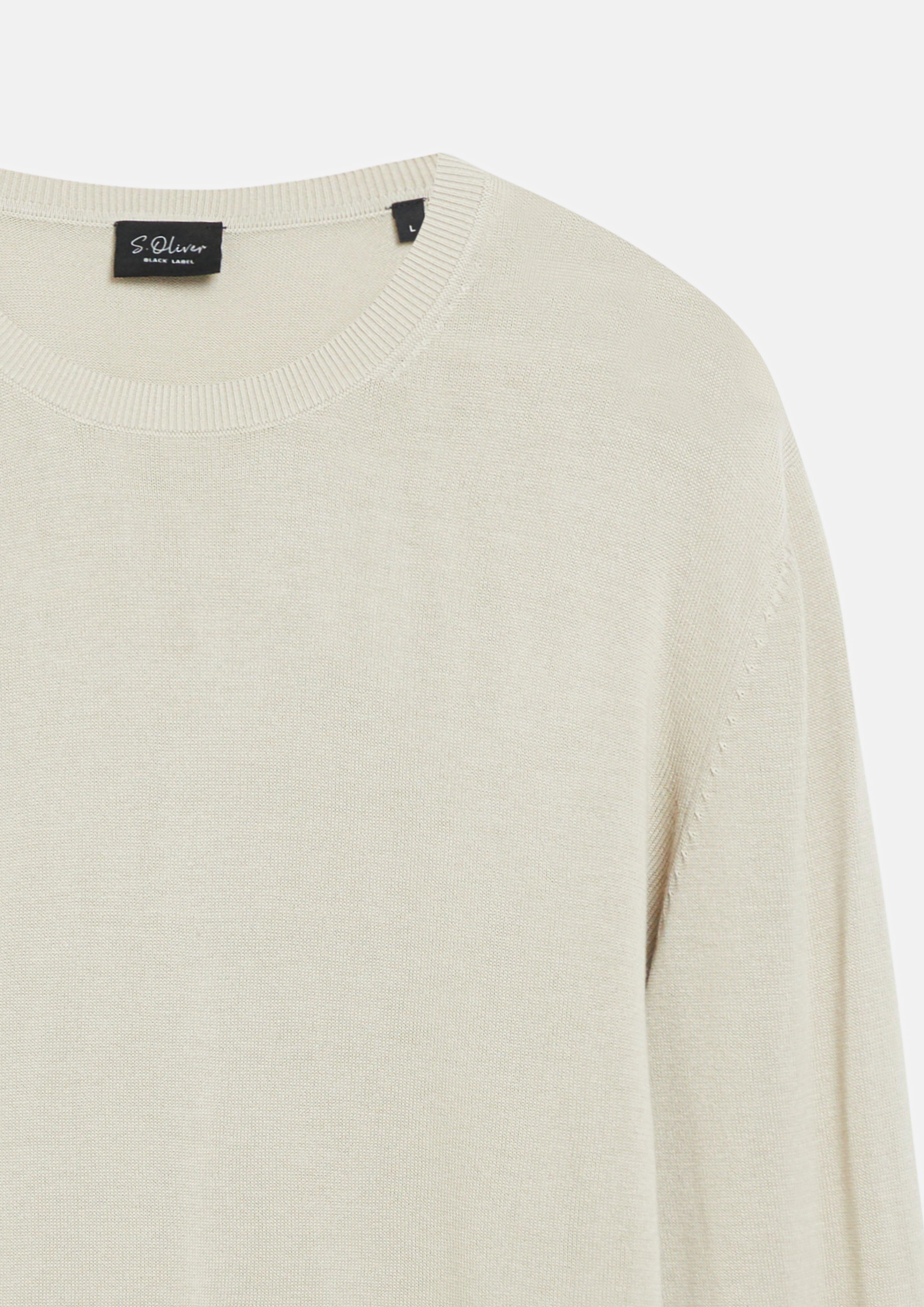 Herren Strickpullover in beige von s.Oliver BLACK LABEL