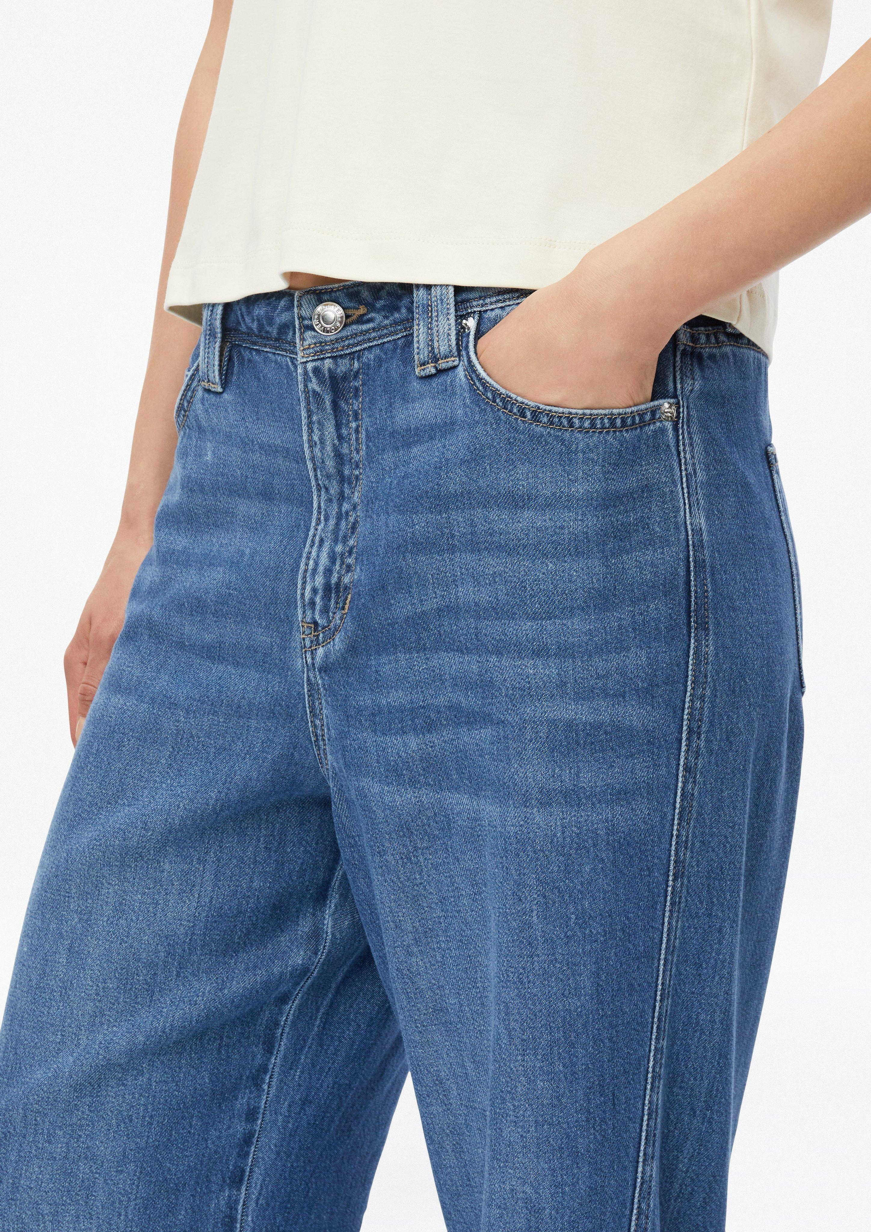 Femmes Jean Suri / Coupe classique / Taille haute / Jambe large en bleu de s.Oliver