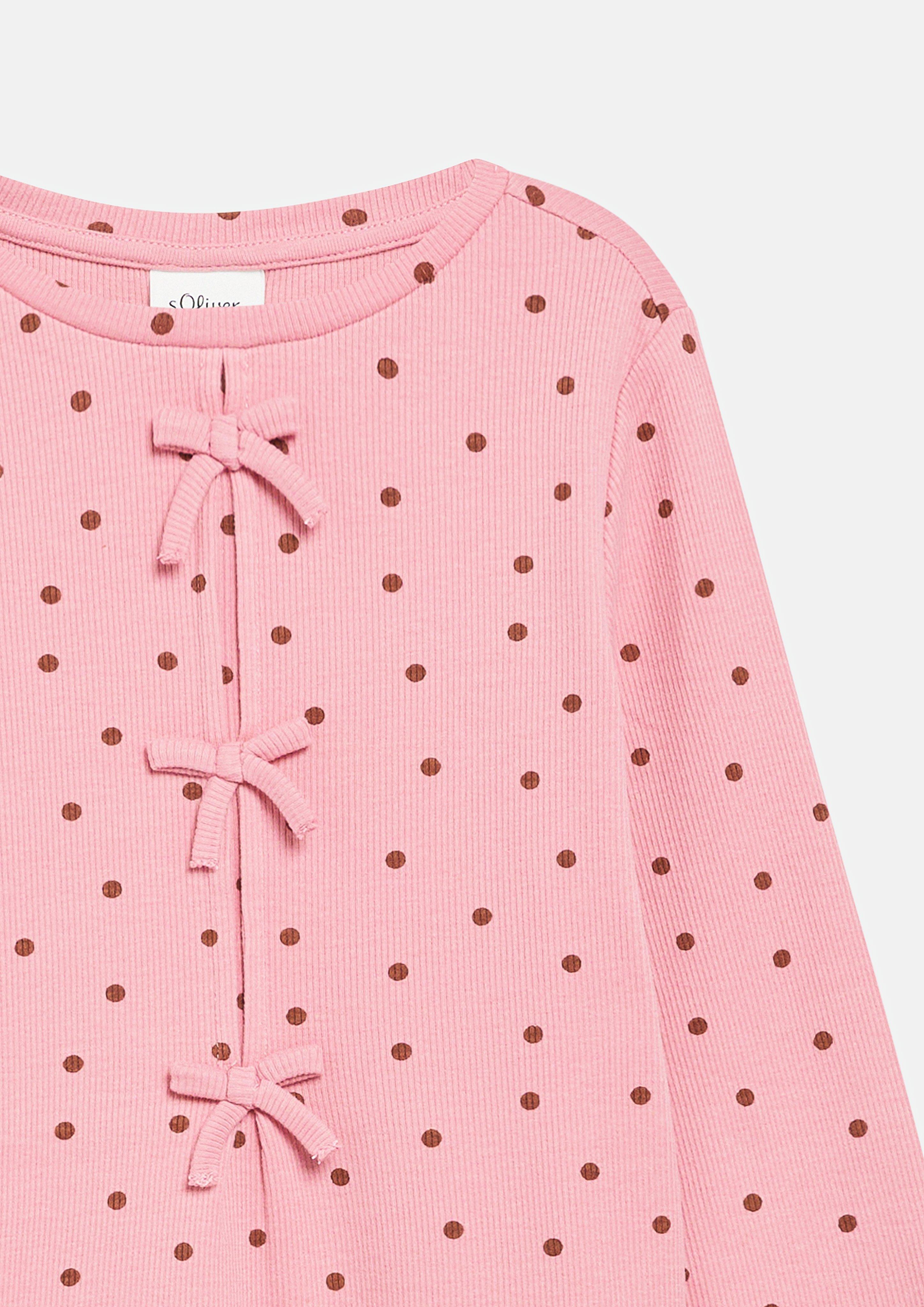 Kinder T-Shirt in pink von s.Oliver