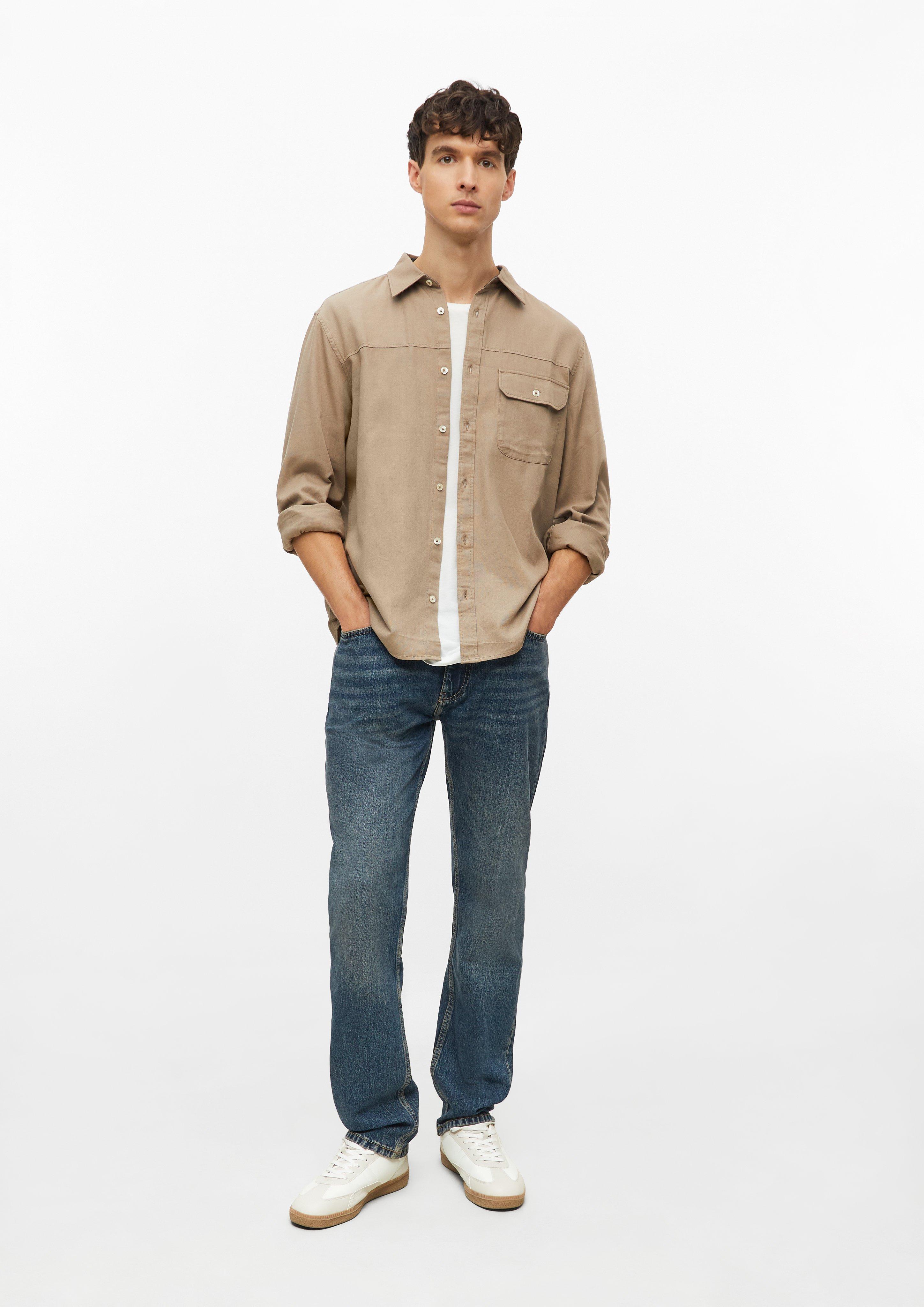 Hommes Chemise en brun de s.Oliver