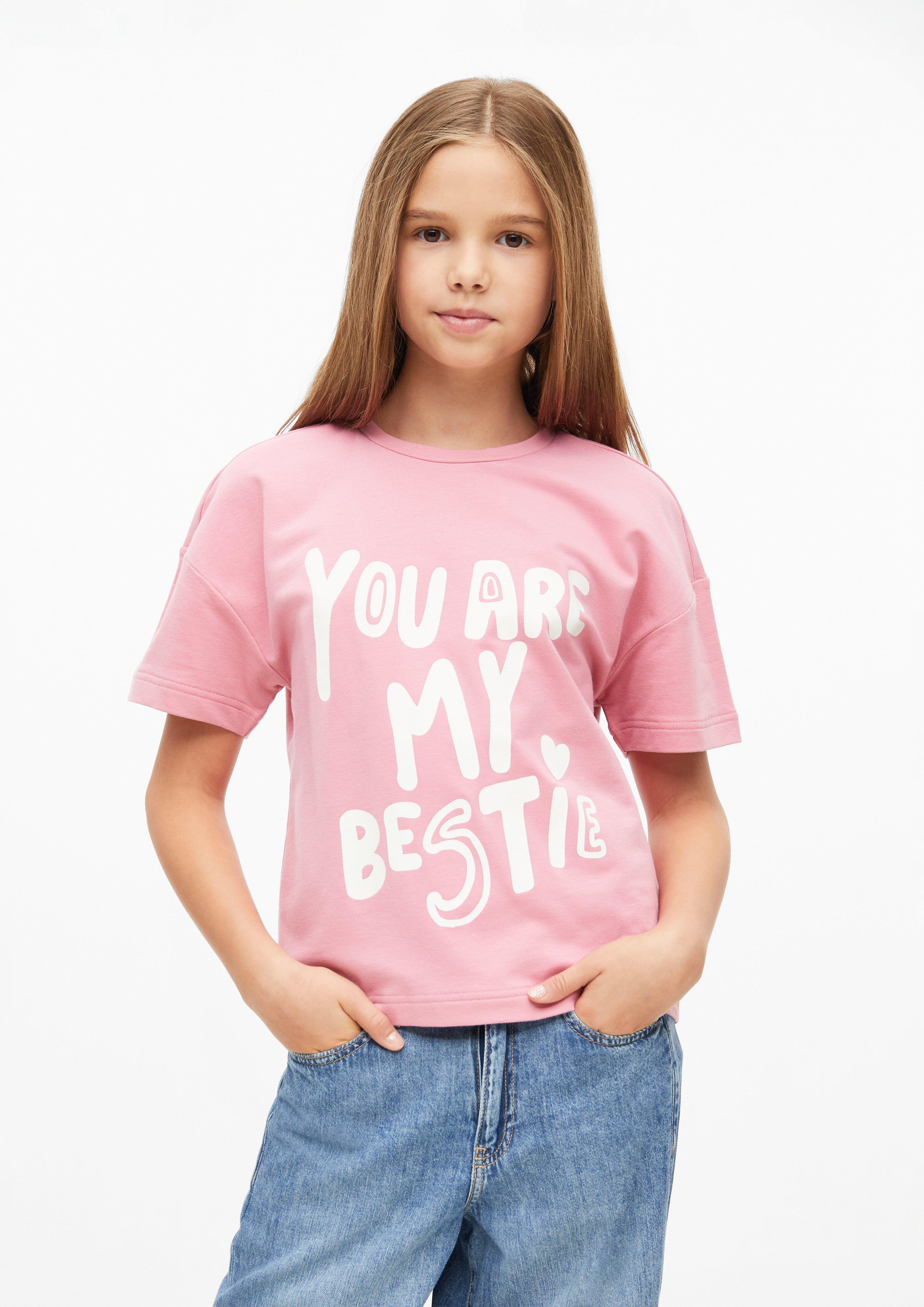 Light Felpa-Shirt im Boxy Fit mit Print v barvi rožnata od s.Oliver
