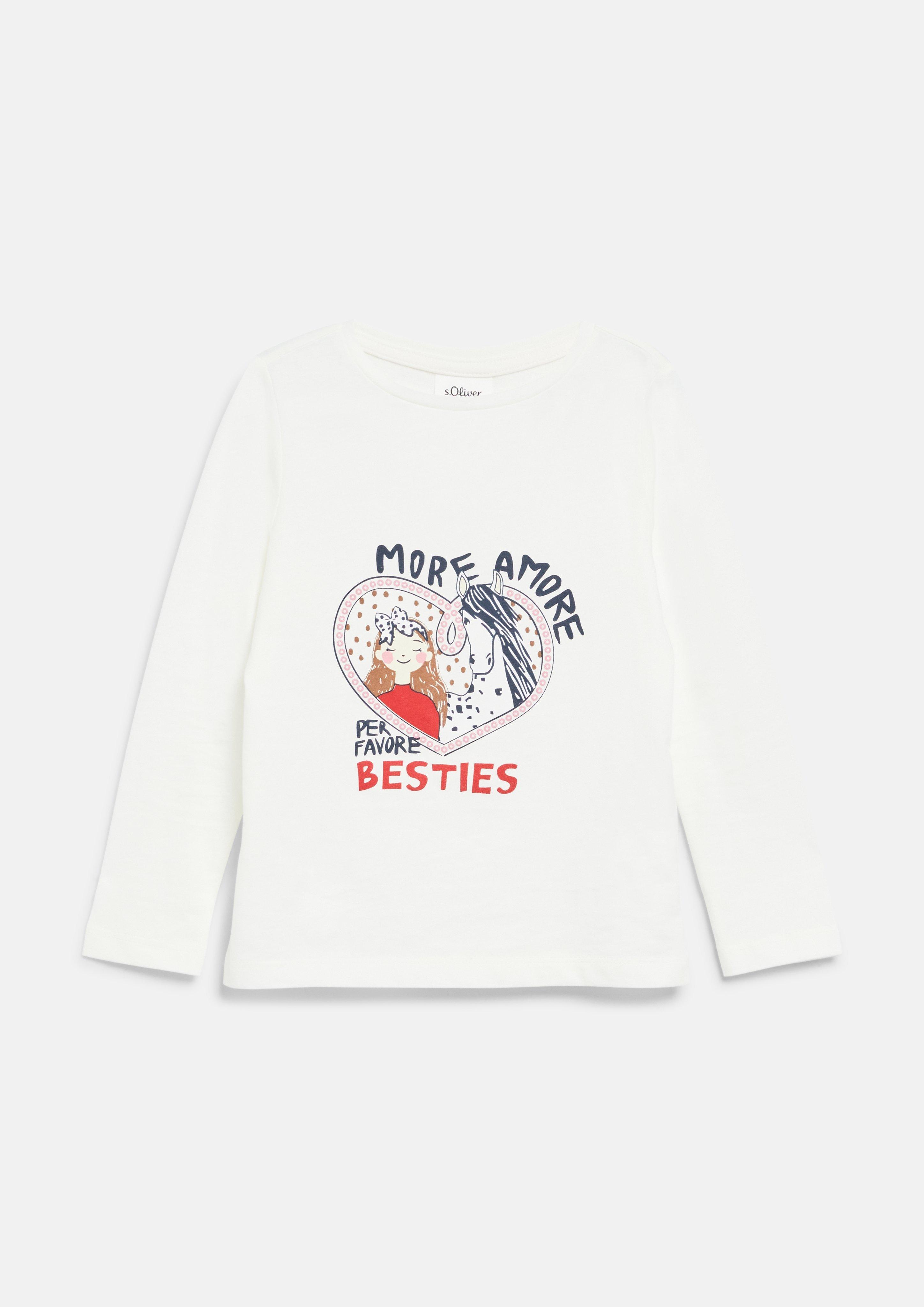 Junior T-shirt avec imprimé pailleté en  de s.Oliver