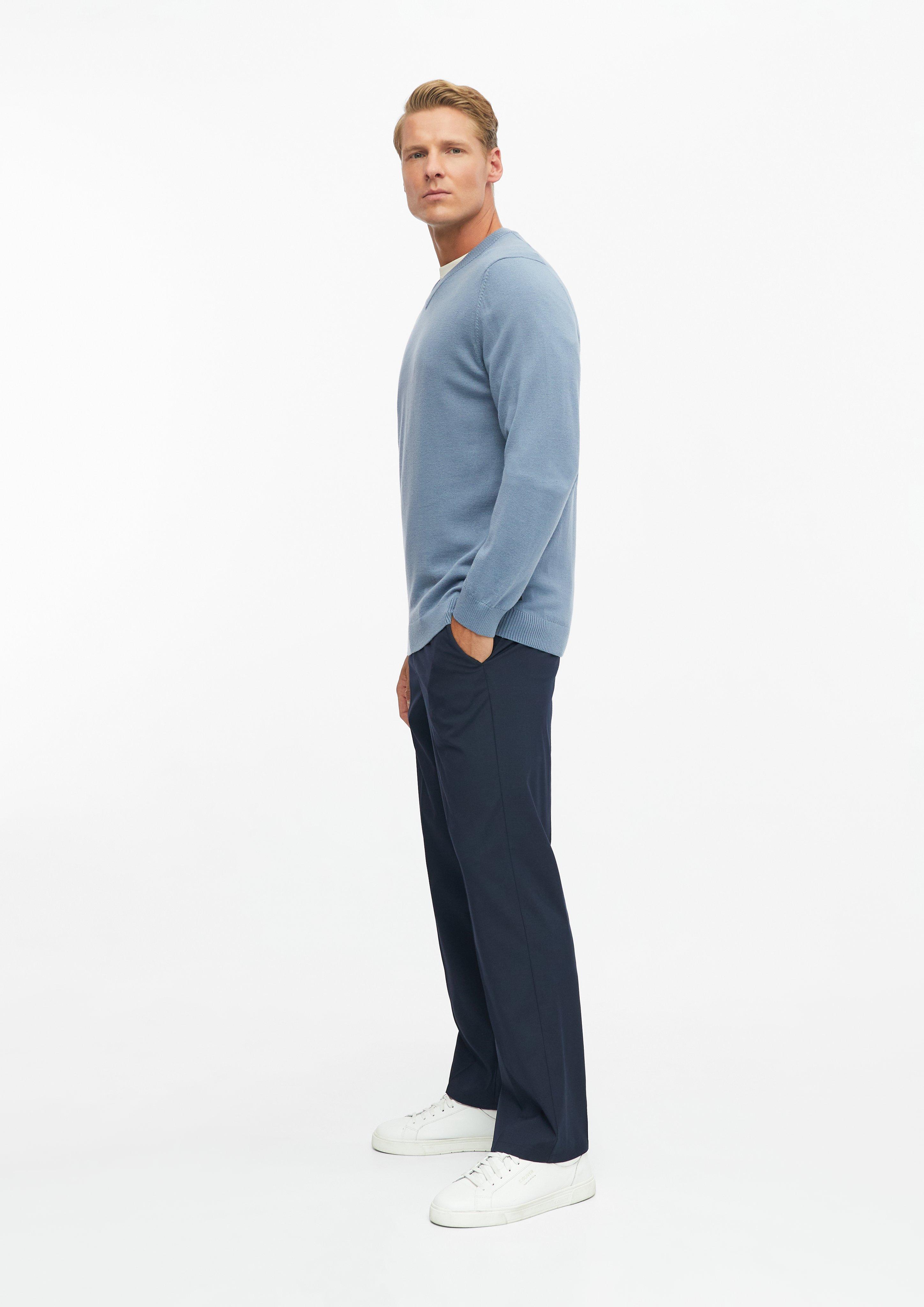 Hommes Pull en tricot en bleu de s.Oliver BLACK LABEL
