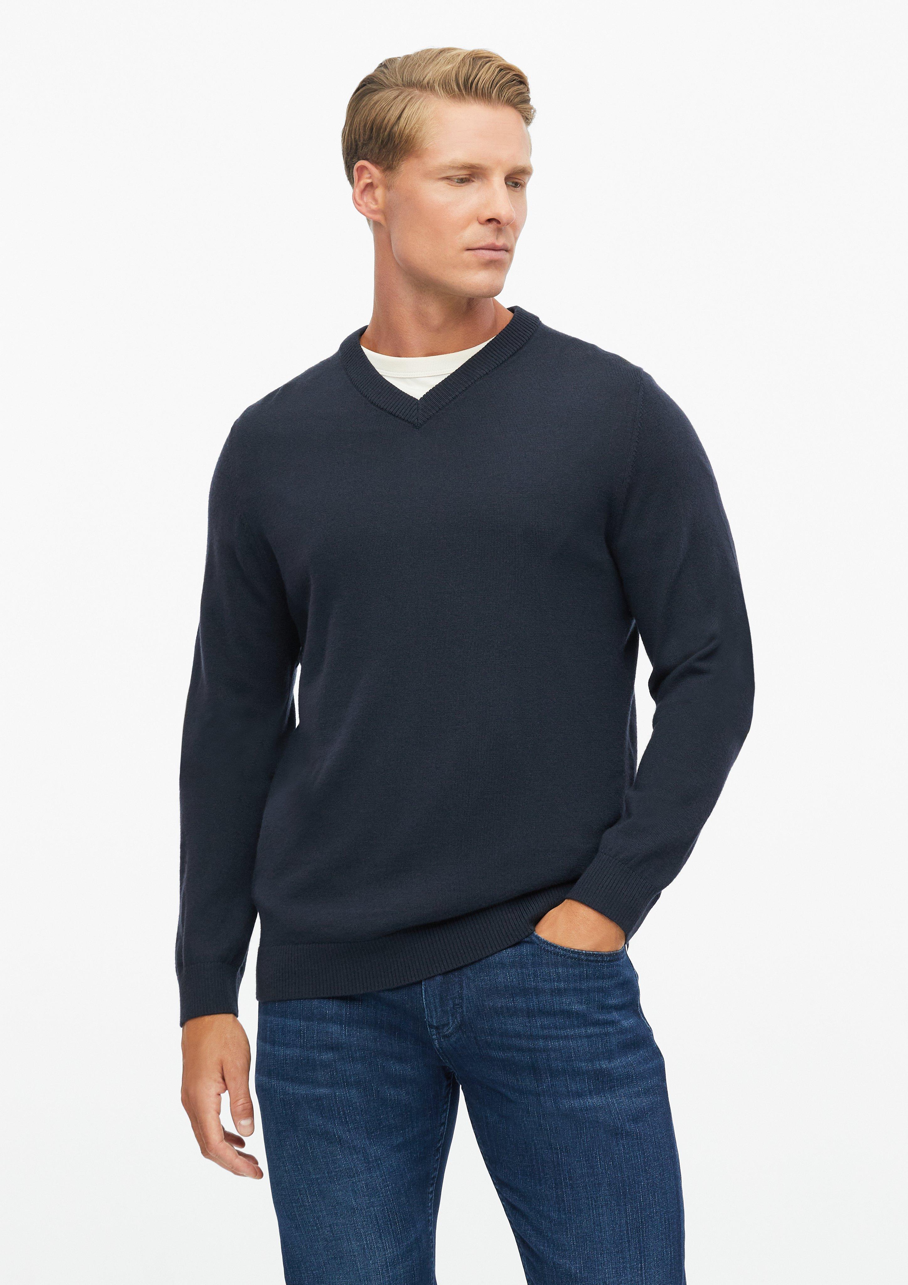Strickpullover in Farbe navy von s.Oliver BLACK LABEL