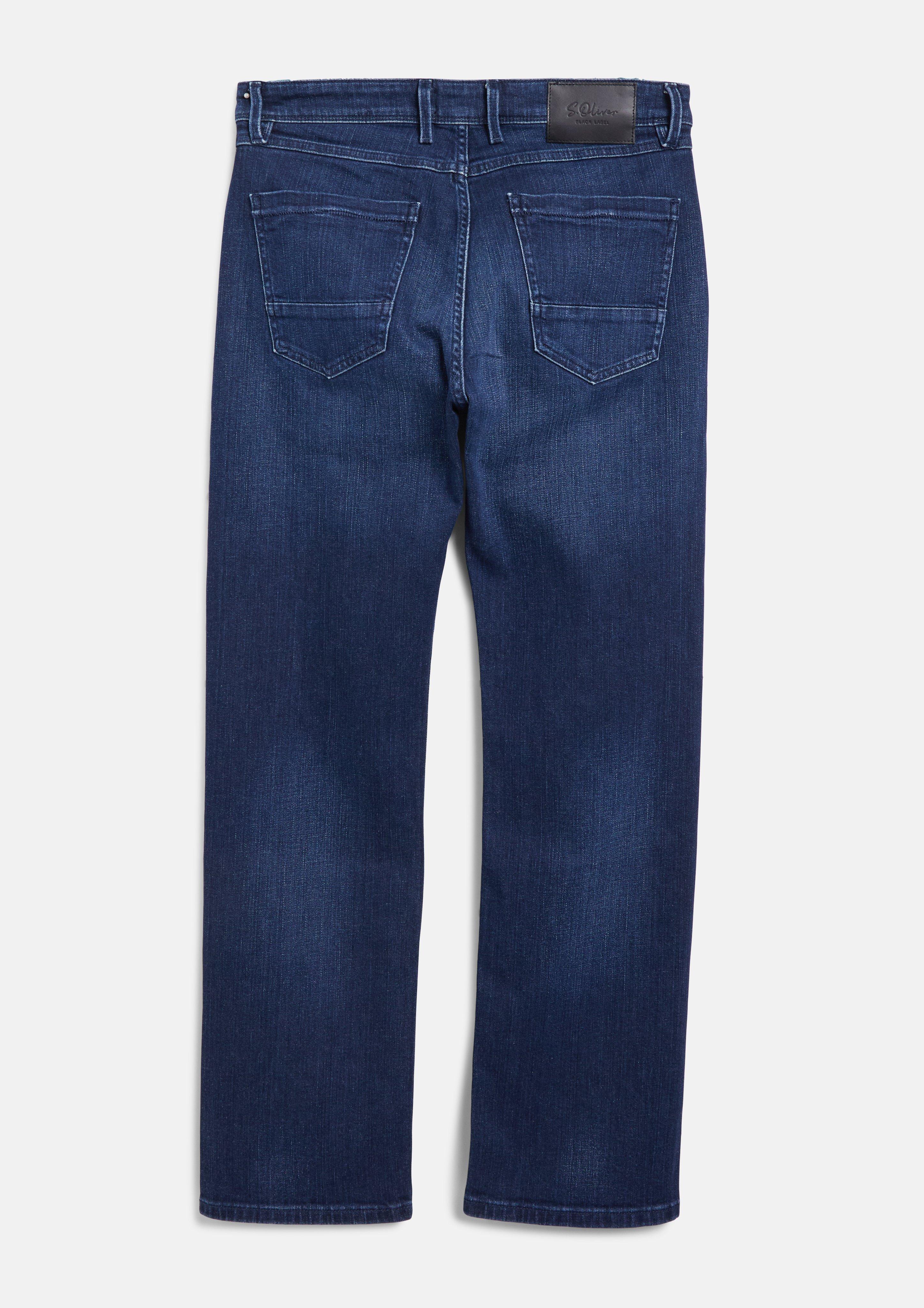 Moški Jeans hlače / kroj Straight Fit / Mid Rise v barvi modra od s.Oliver BLACK LABEL