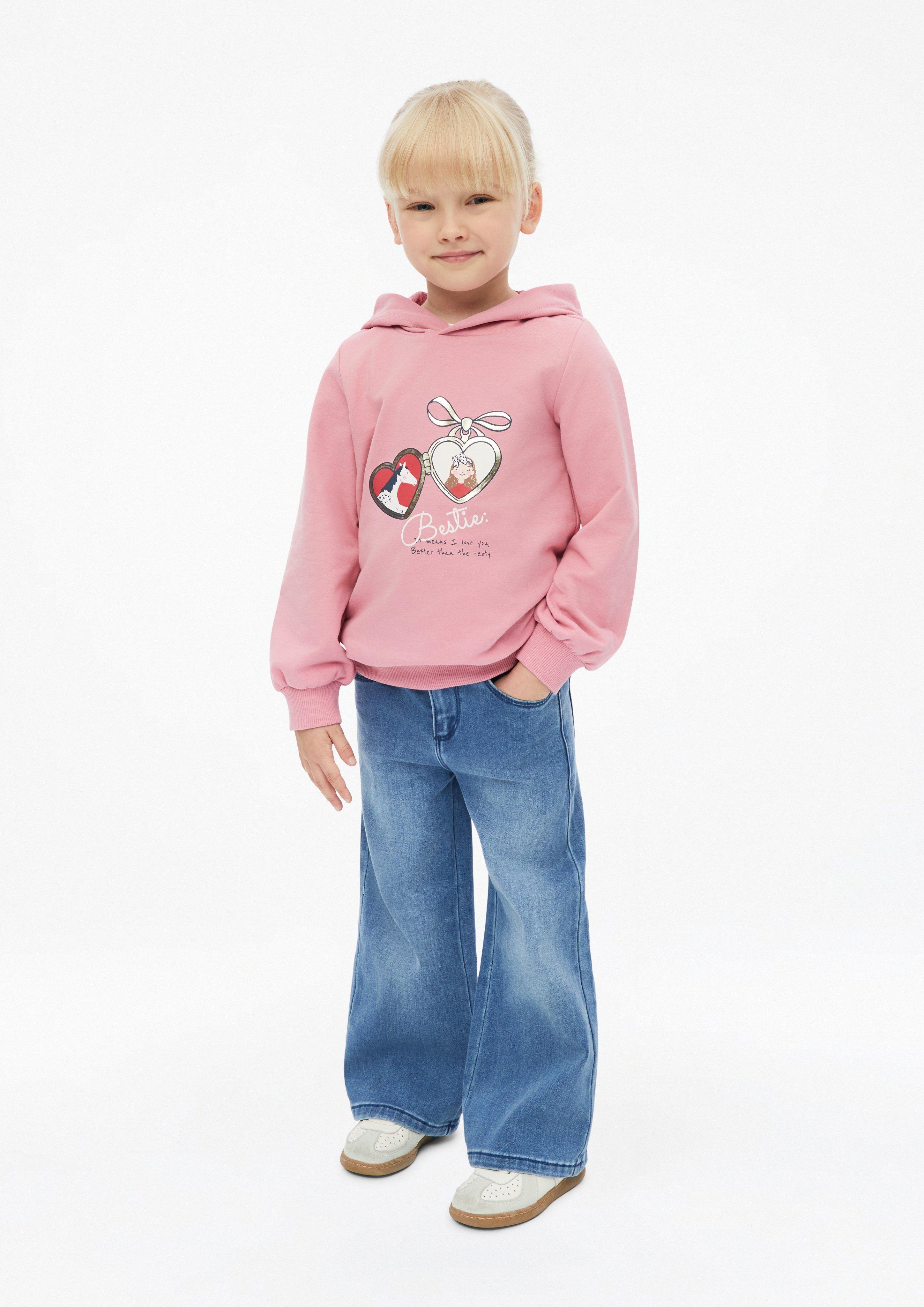 Junior Sweatshirt in roze van s.Oliver