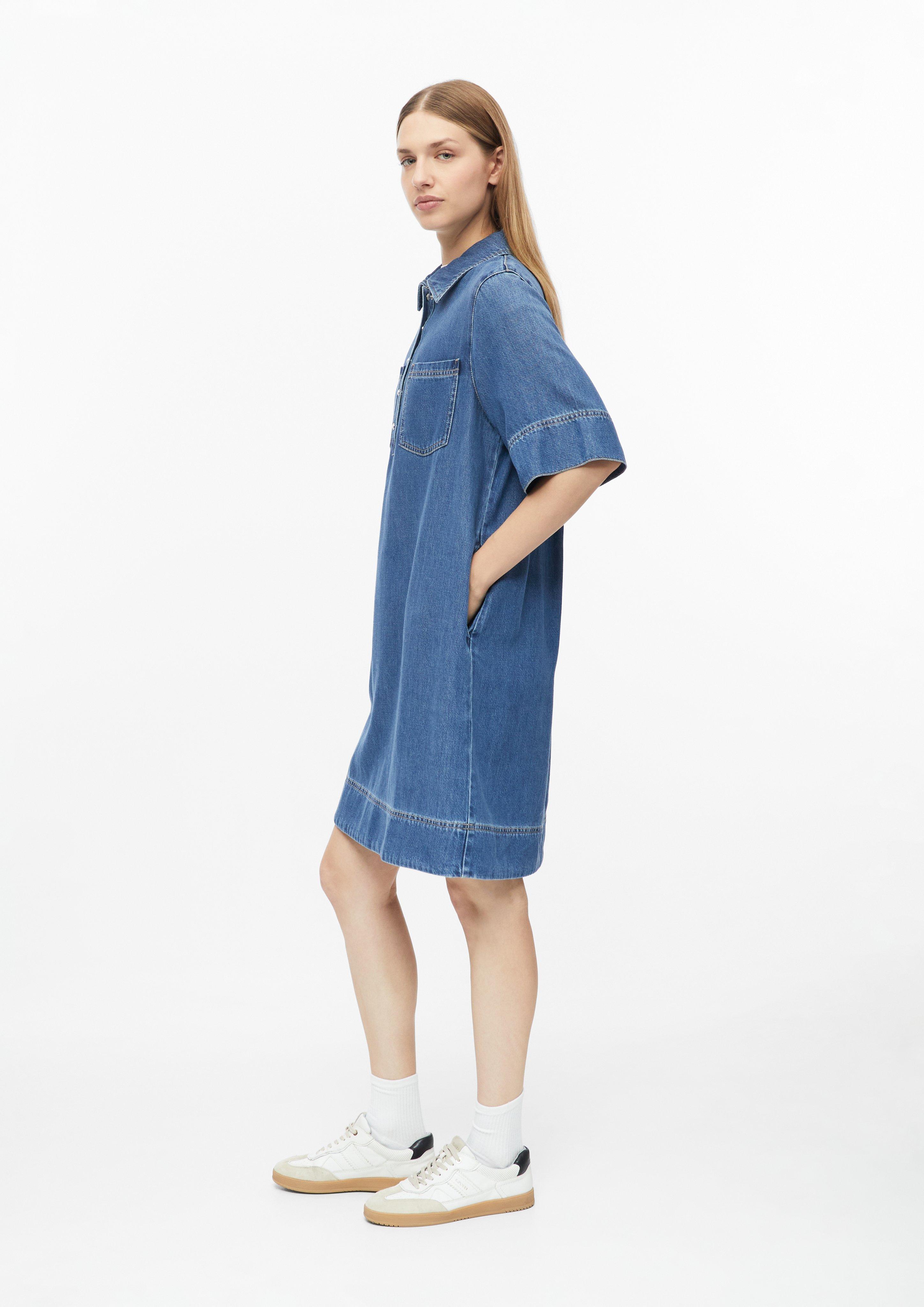 Damen Kurzes Jeanskleid mit Eingrifftaschen in blau von s.Oliver