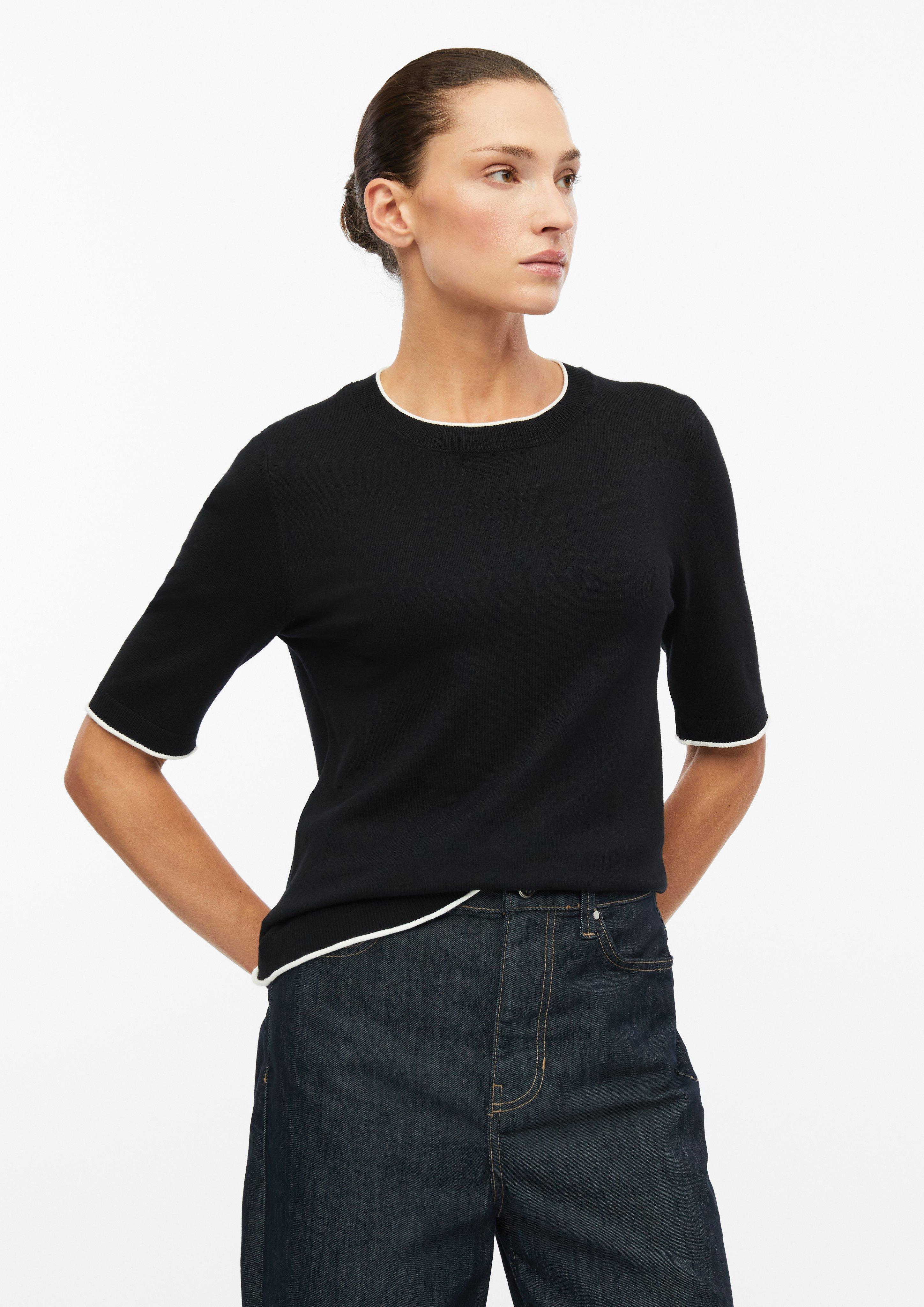 Femmes Pull en tricot en noir de s.Oliver BLACK LABEL