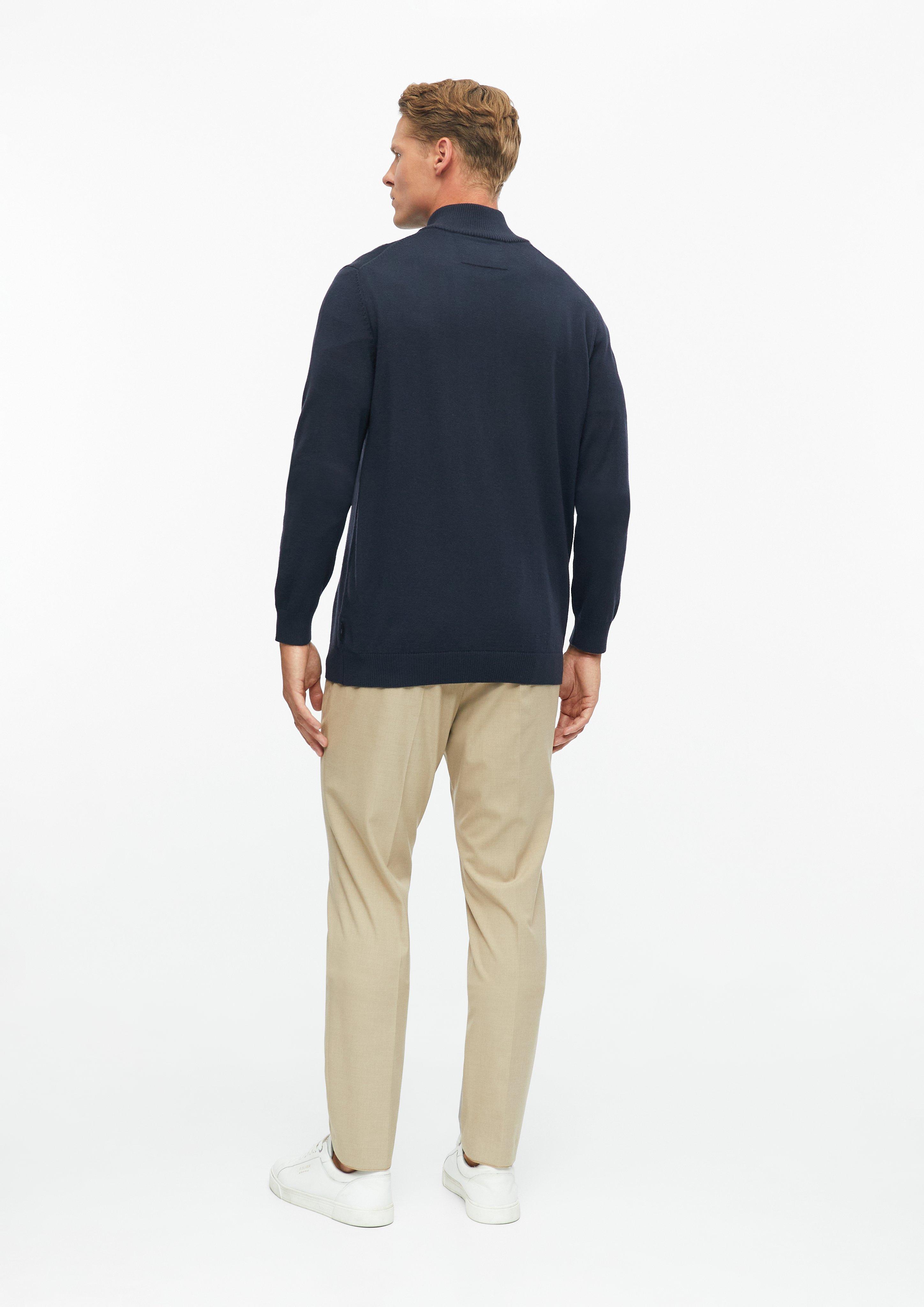 Hommes Pull en tricot en bleu de s.Oliver BLACK LABEL