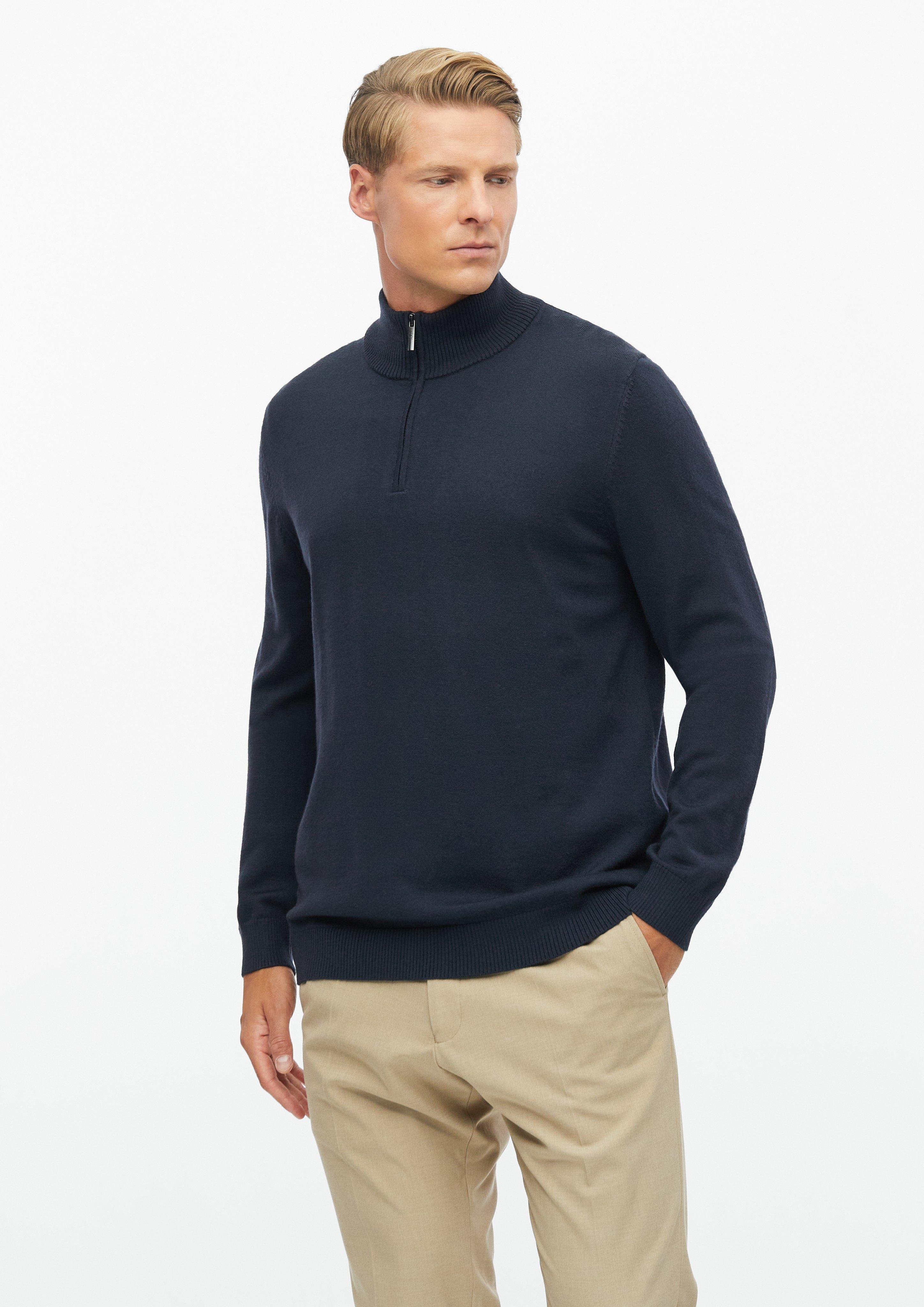 Hommes Pull en tricot en bleu de s.Oliver BLACK LABEL