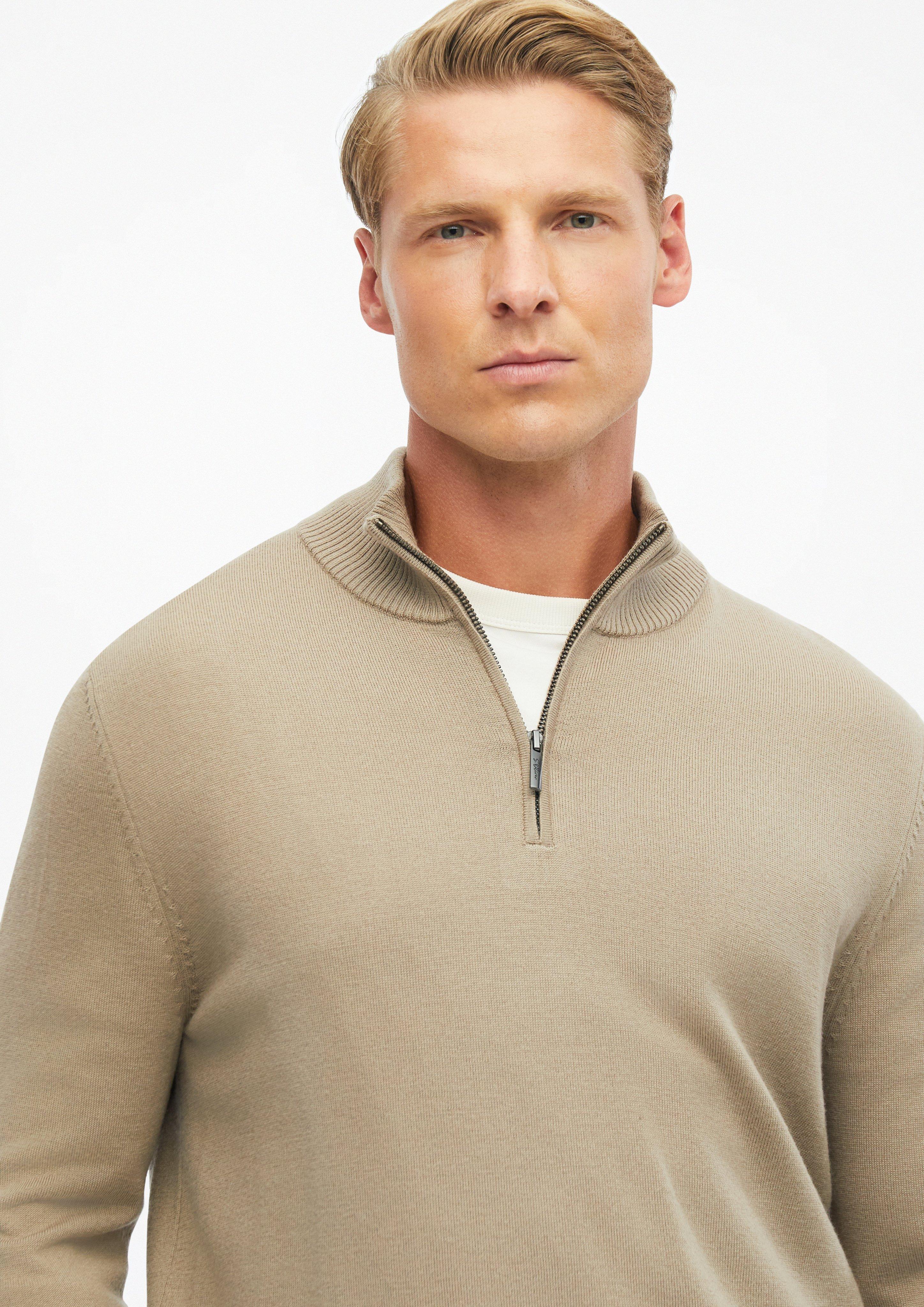 Herren Strickpullover in braun von s.Oliver BLACK LABEL