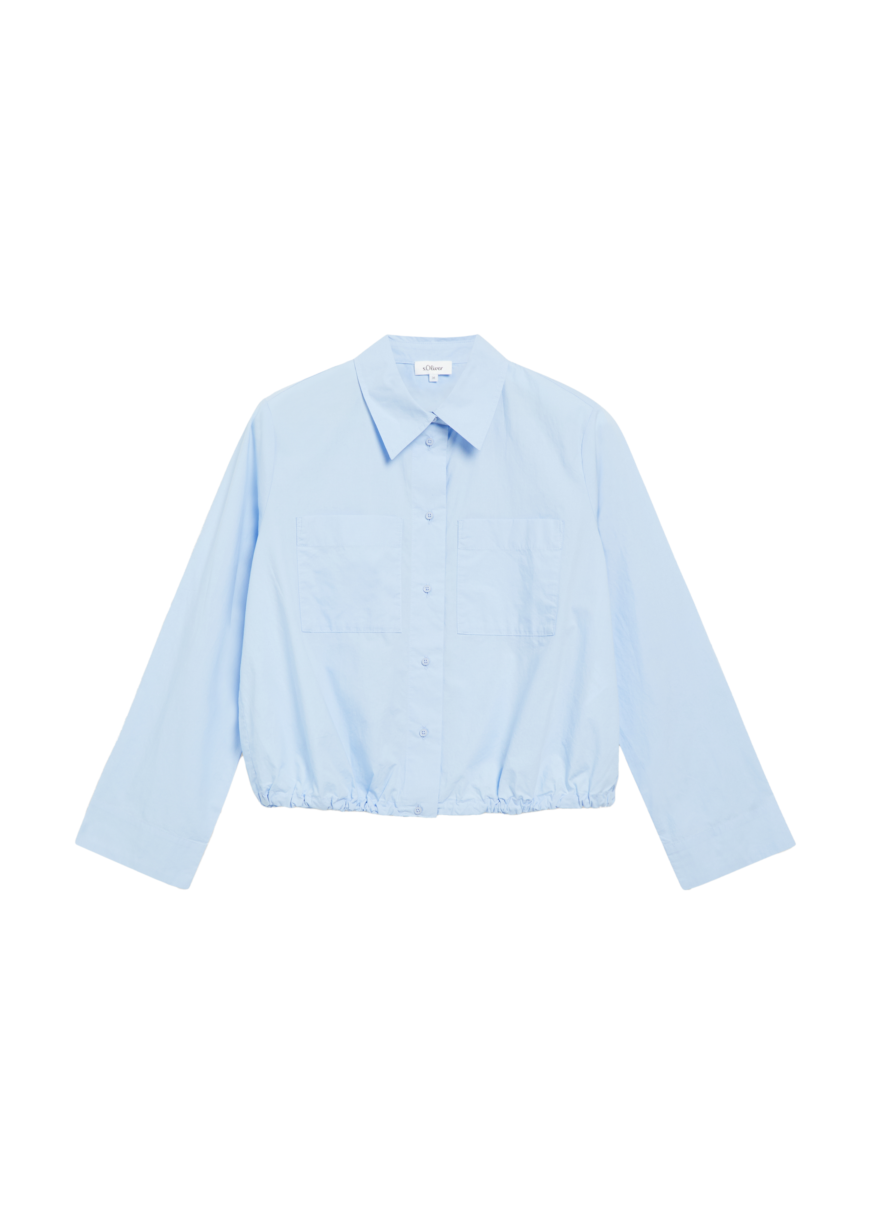 Korte blouse met O-vorm