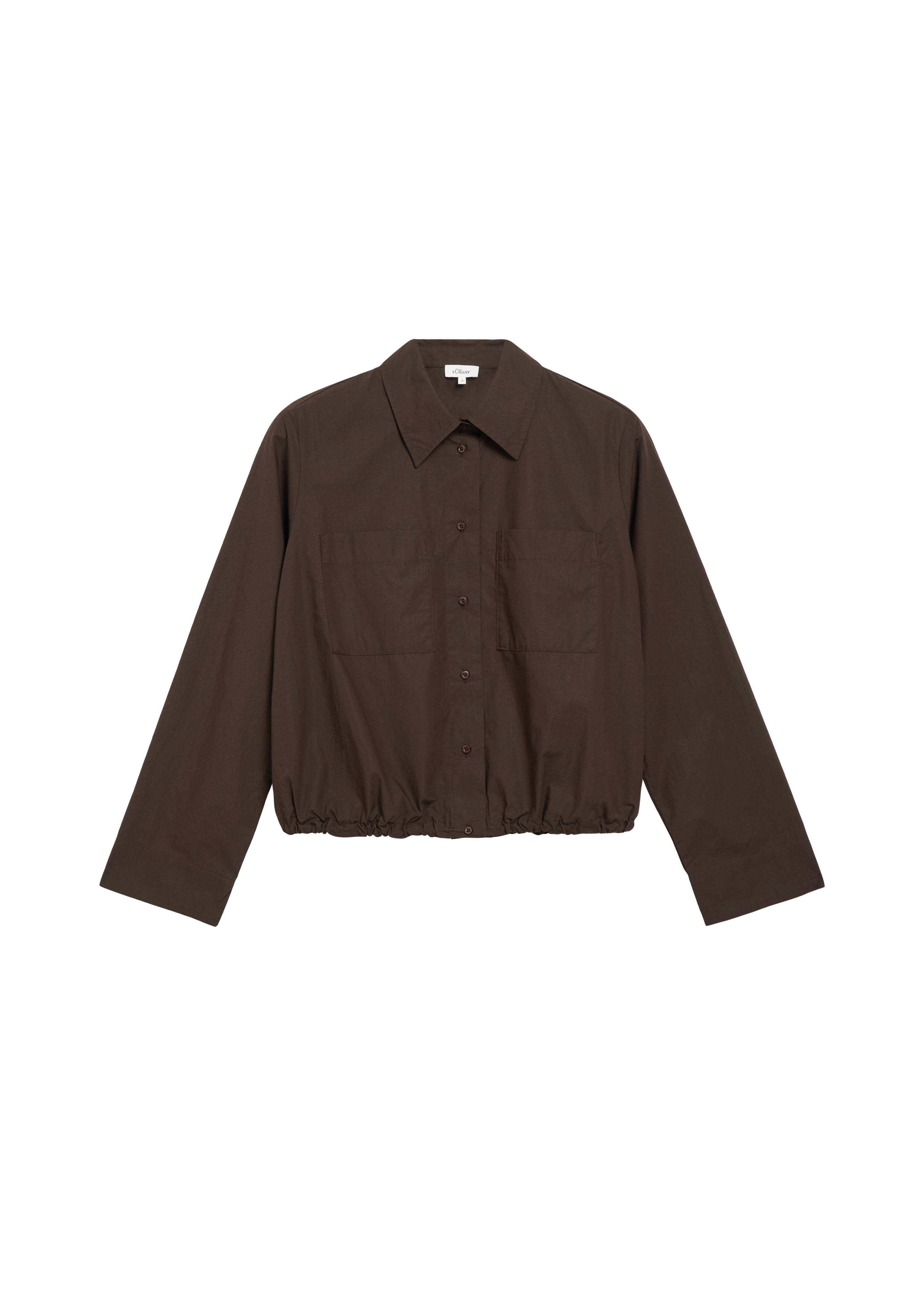 Korte blouse met O-vorm