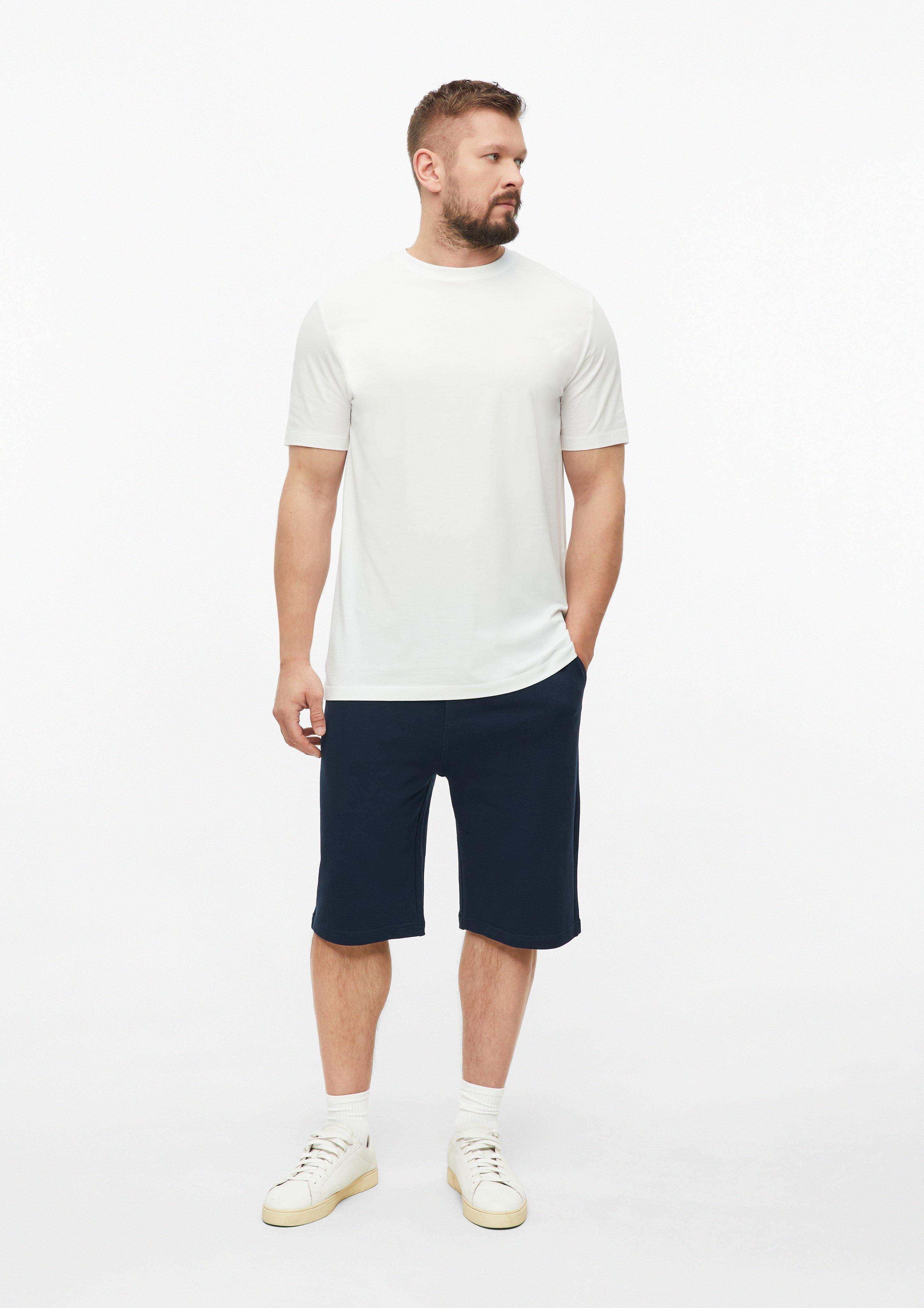 Heren Bermuda in blauw van s.Oliver Men Tall Sizes