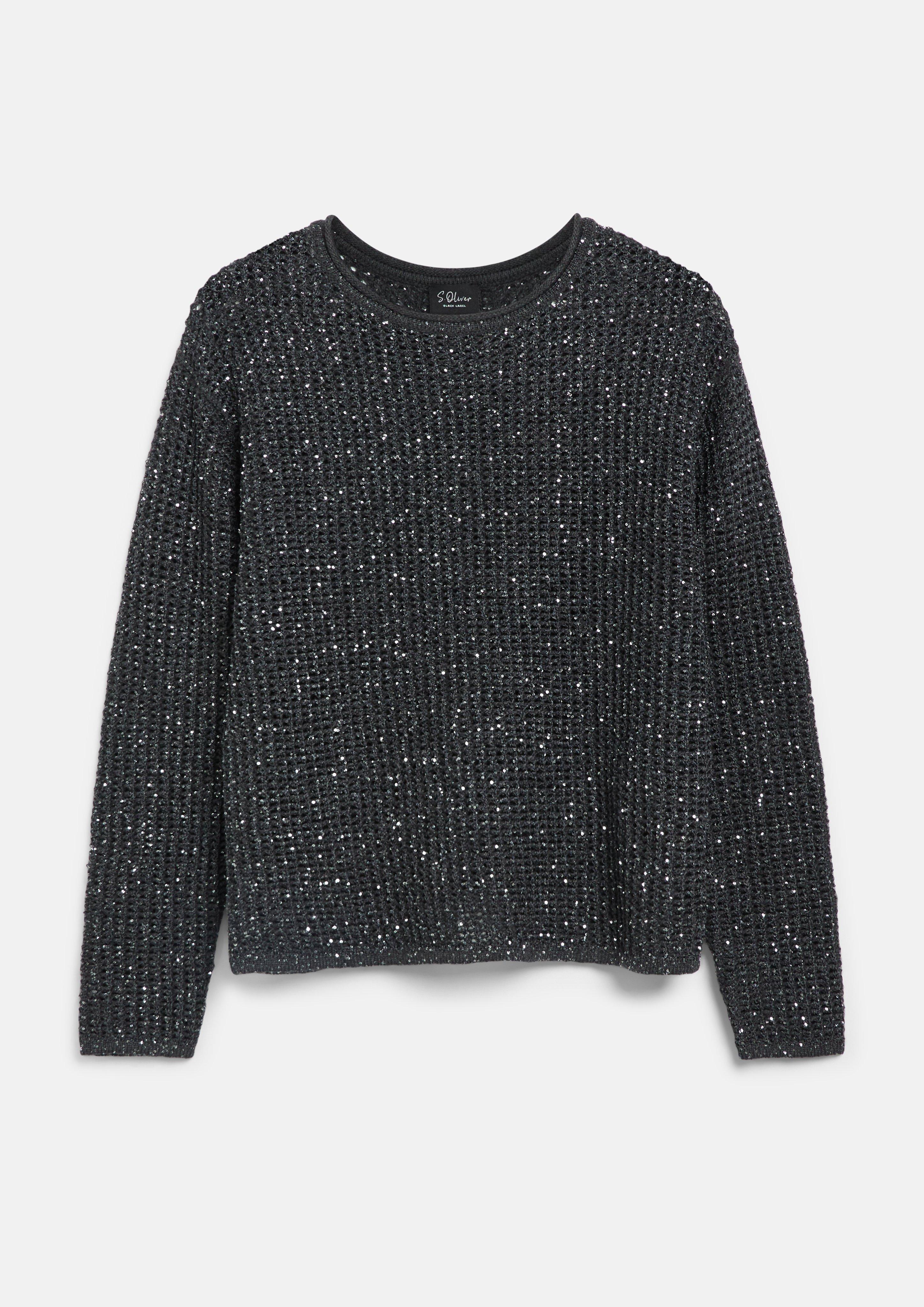 Pull en tricot en gris foncé de s.Oliver BLACK LABEL