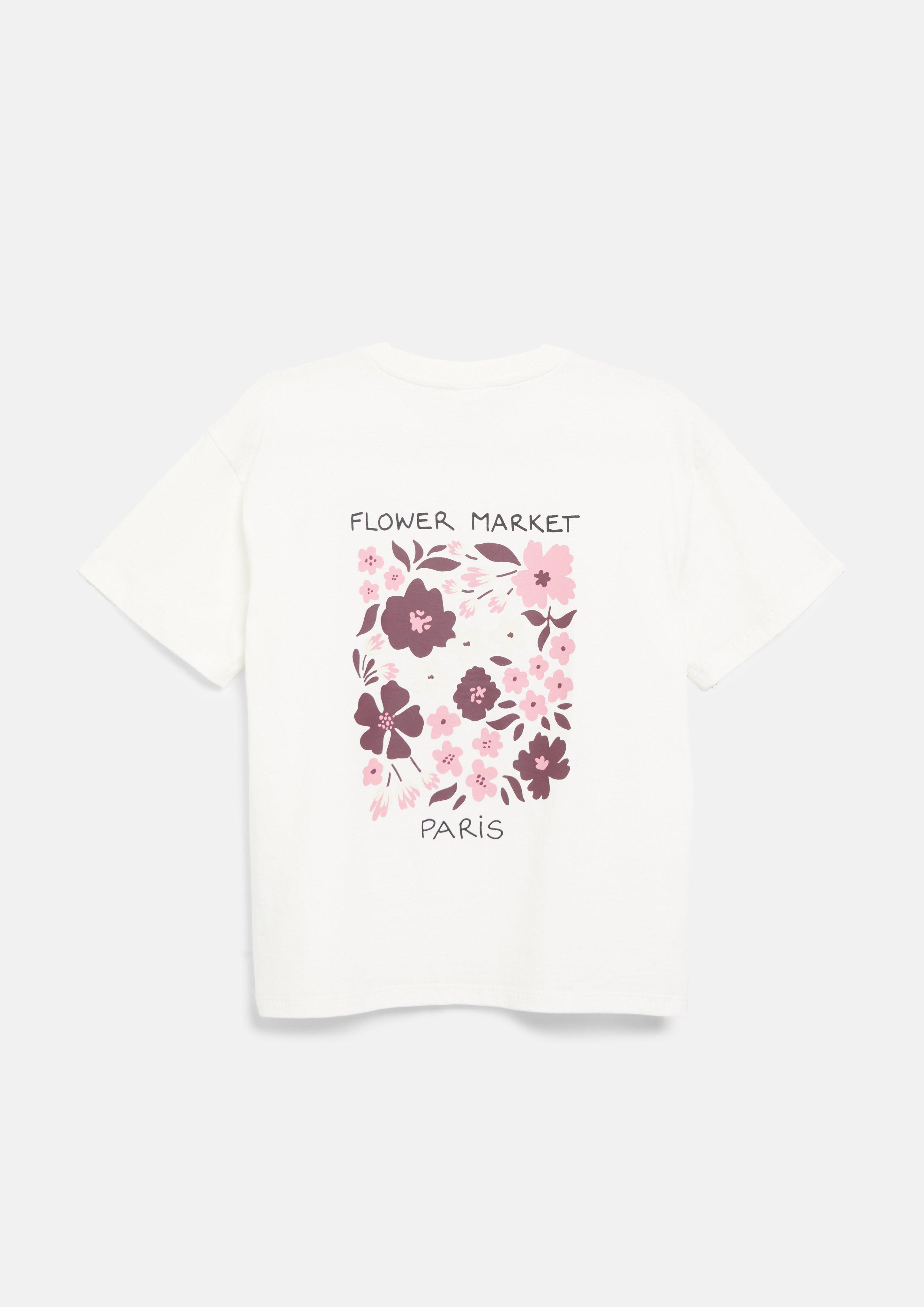 Junior T-shirt oversize à imprimé en blanc de s.Oliver