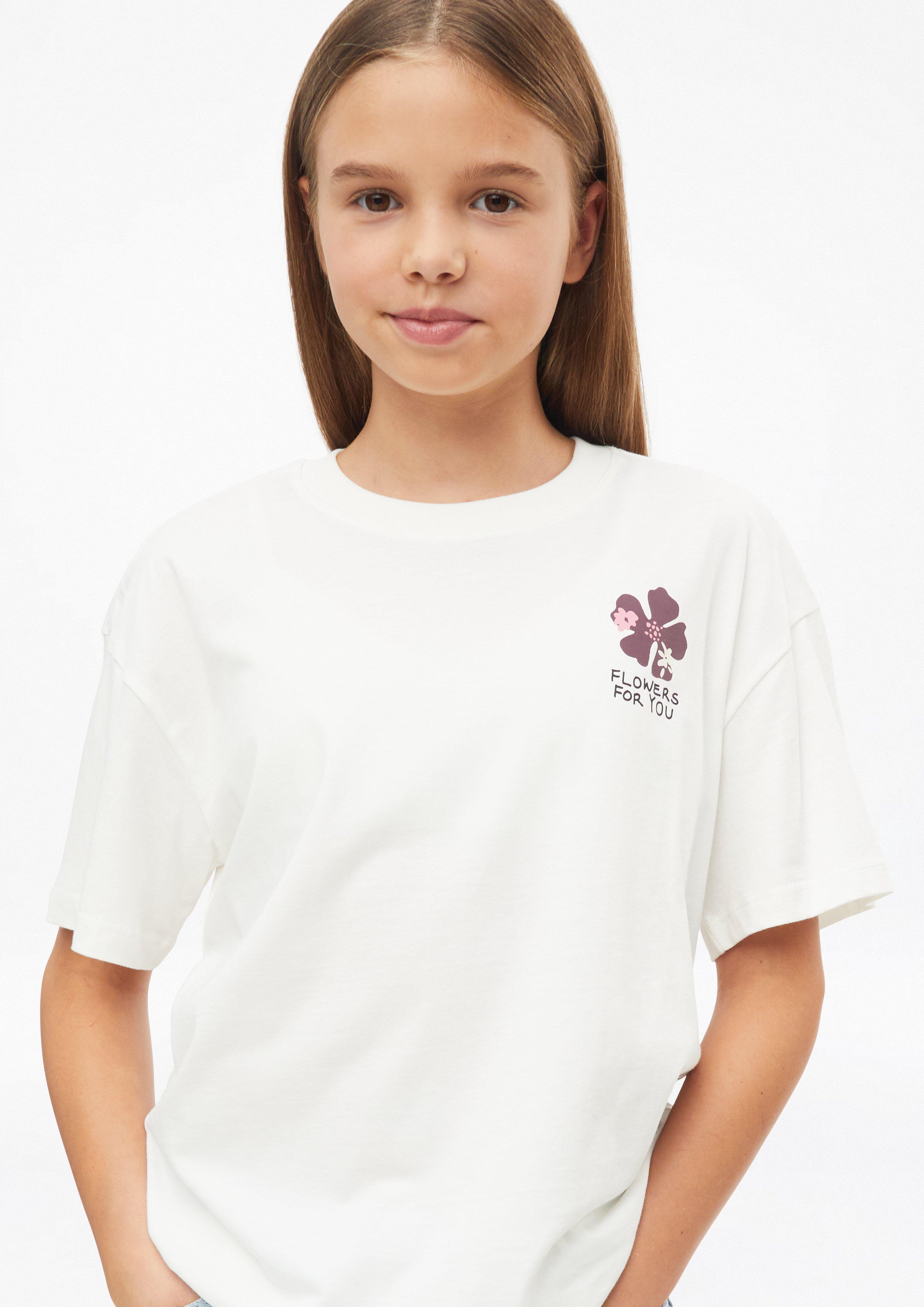 Kinder Oversize Printshirt in weiß von s.Oliver