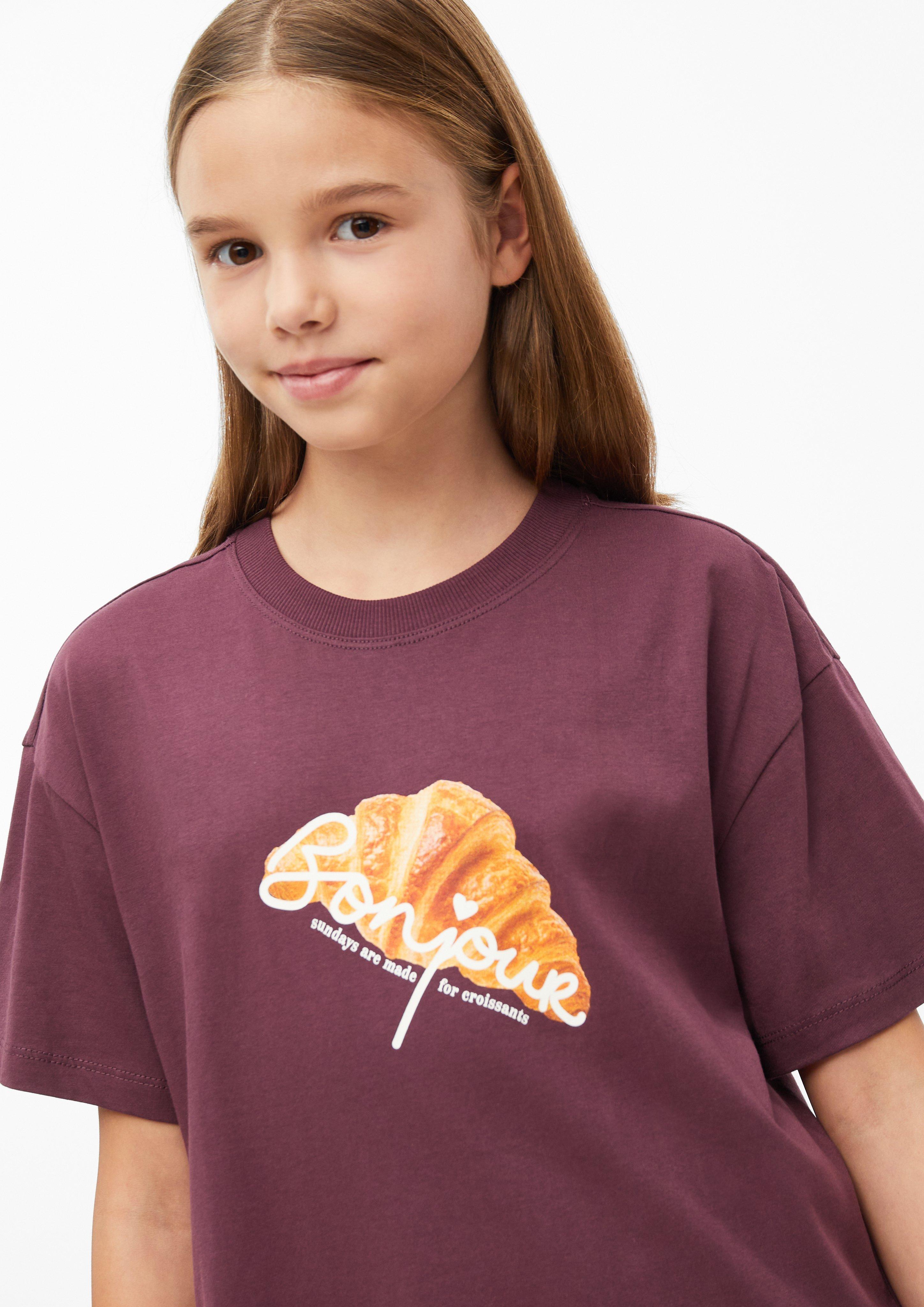 Kinder Oversize Printshirt in rot von s.Oliver
