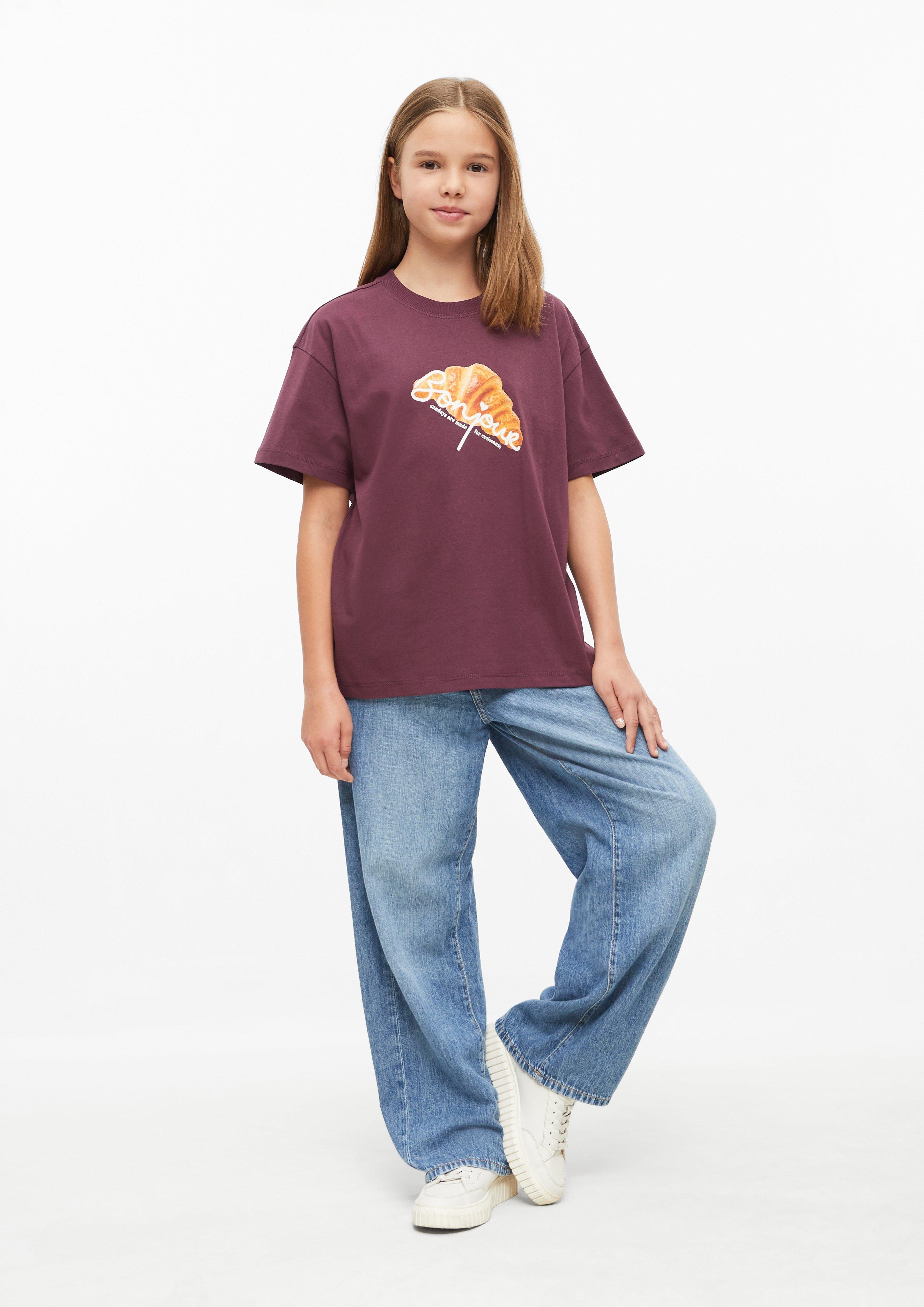Kinder Oversize Printshirt in rot von s.Oliver