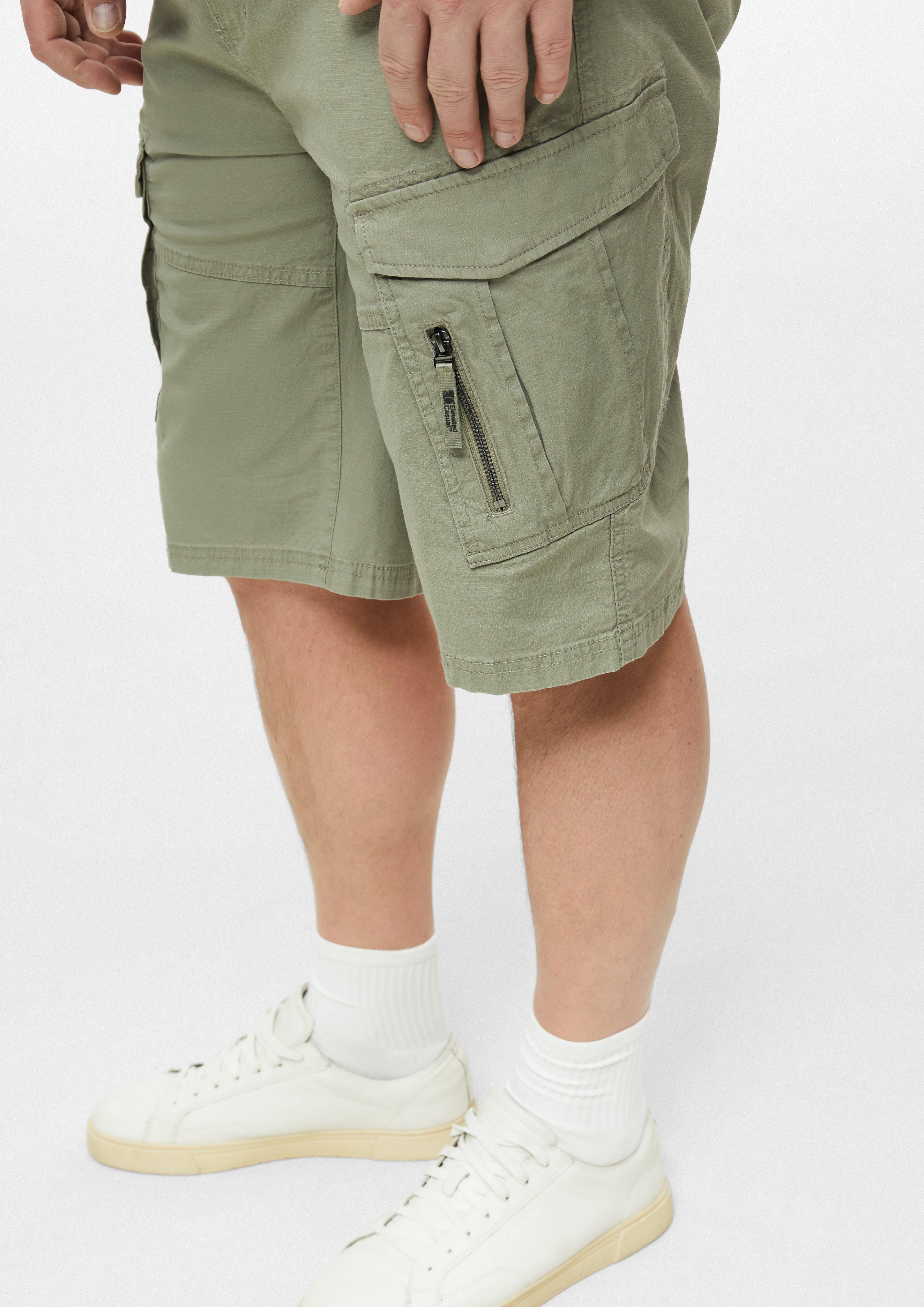 Herren Bermuda in olive von s.Oliver Men Big Sizes
