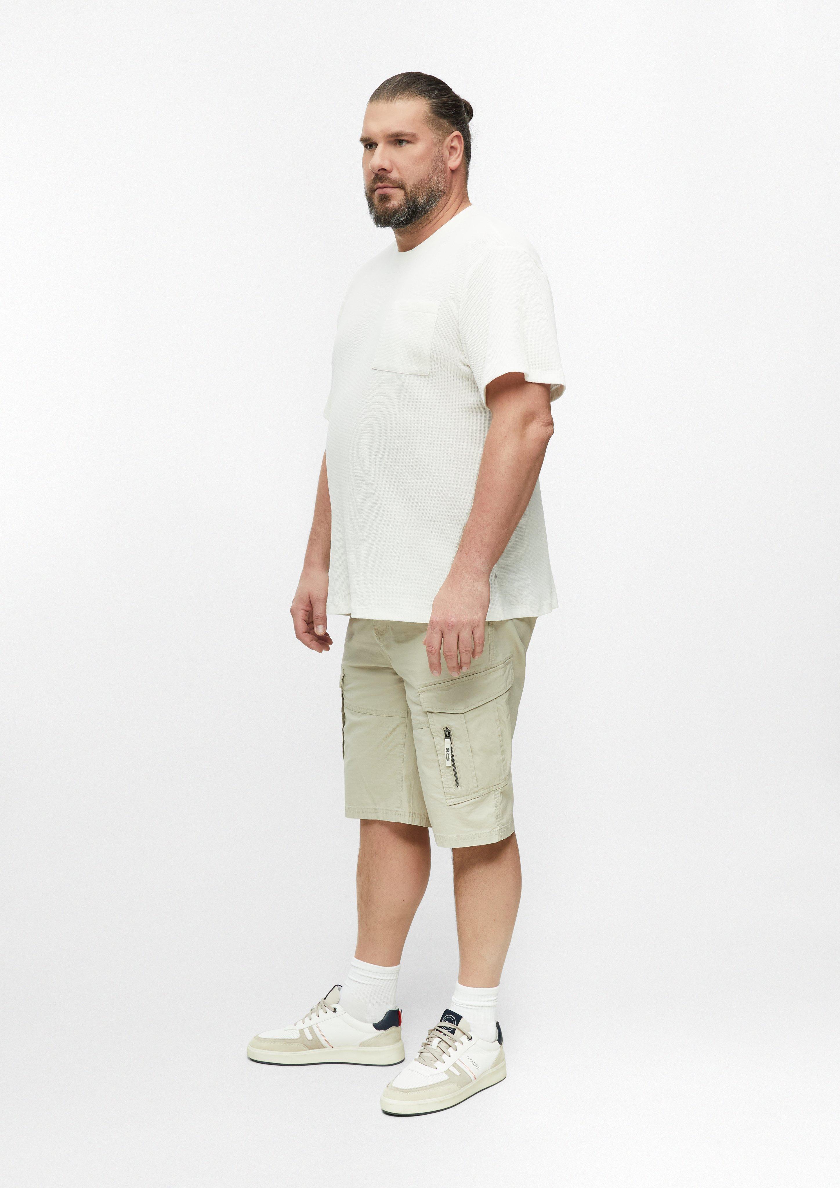 Heren Bermuda in beige van s.Oliver Men Big Sizes