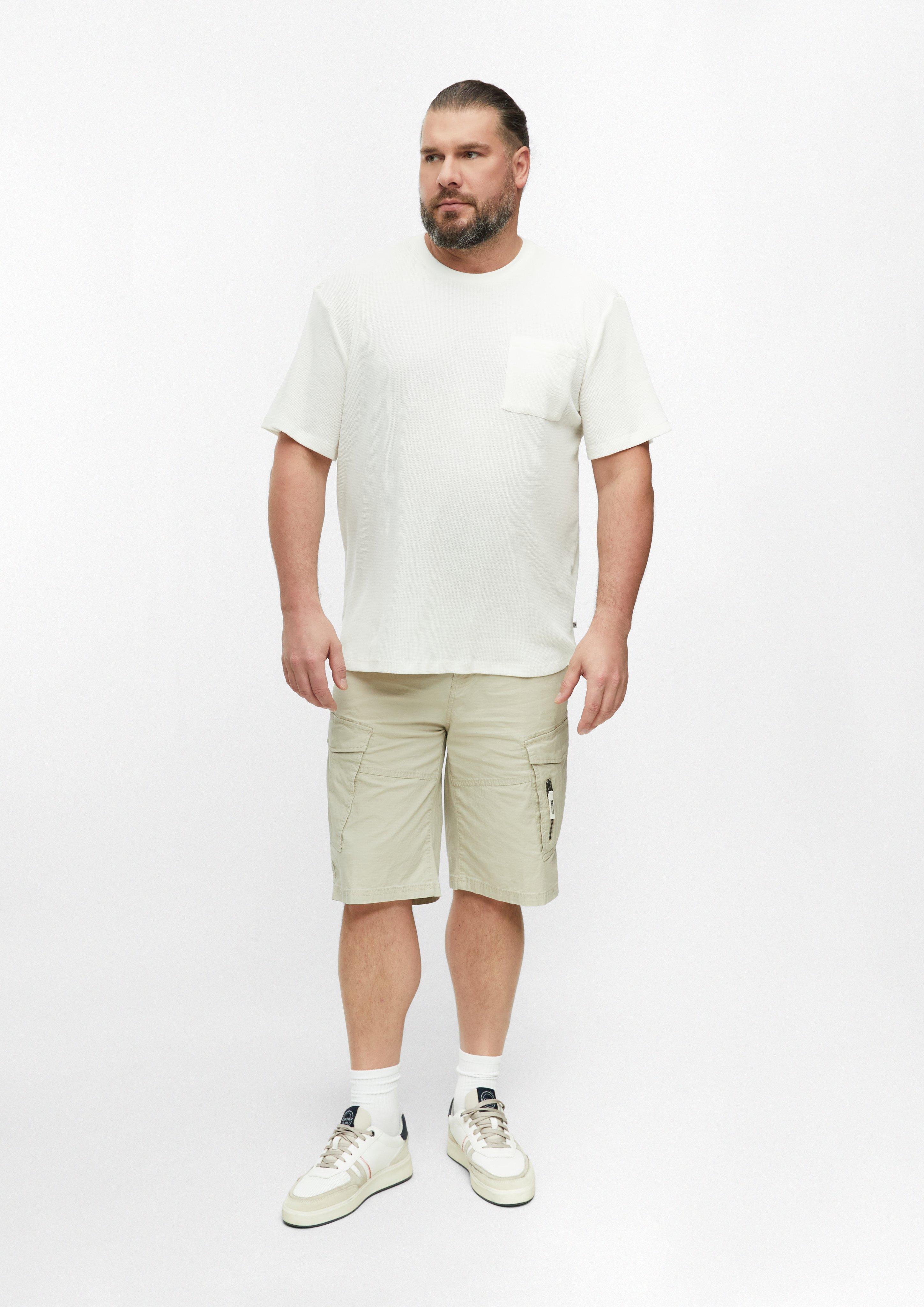 Pani Štruktúrované bermudy s cargo vreckami vo farbe  od s.Oliver Men Big Sizes