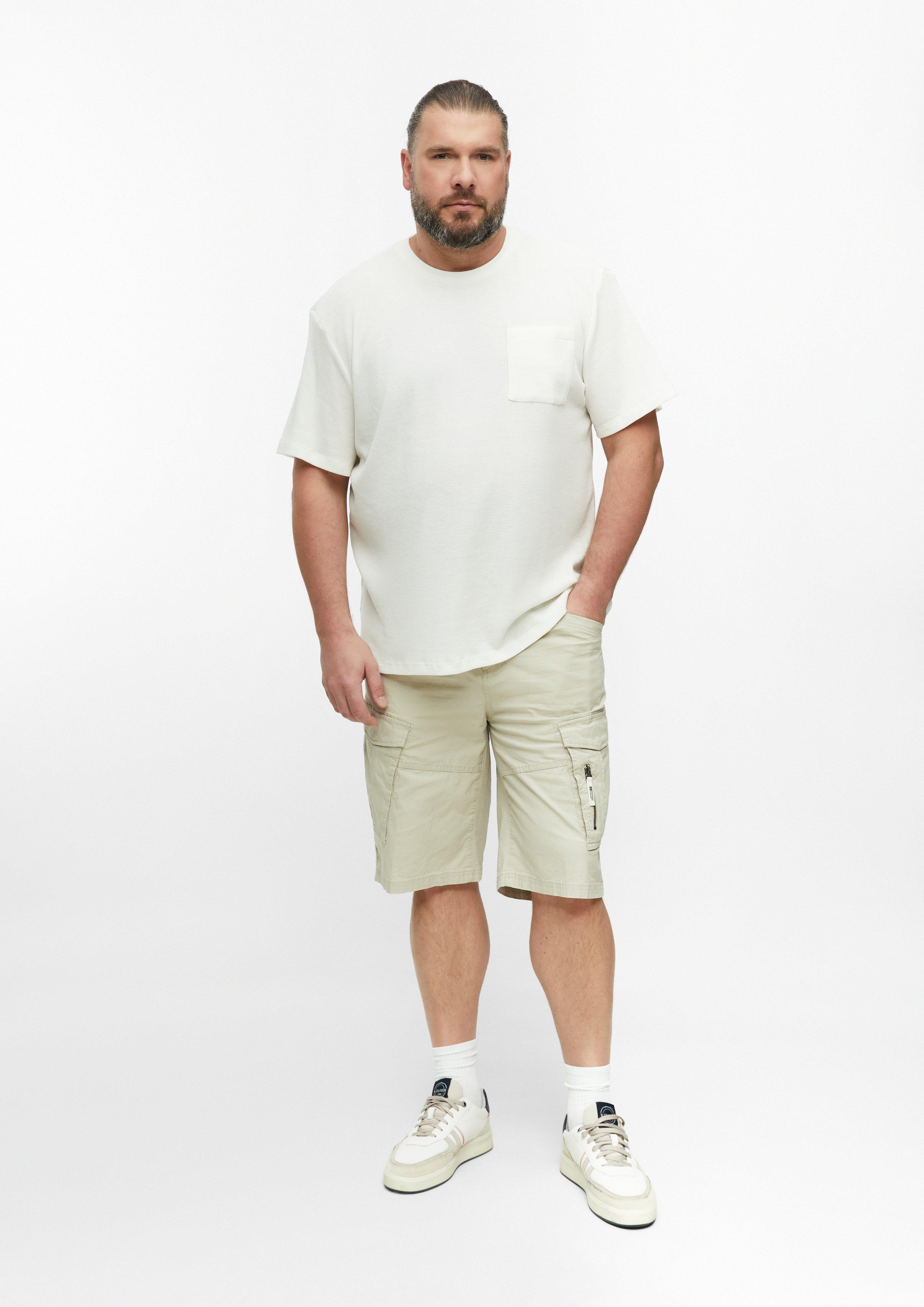Heren Bermuda in beige van s.Oliver Men Big Sizes