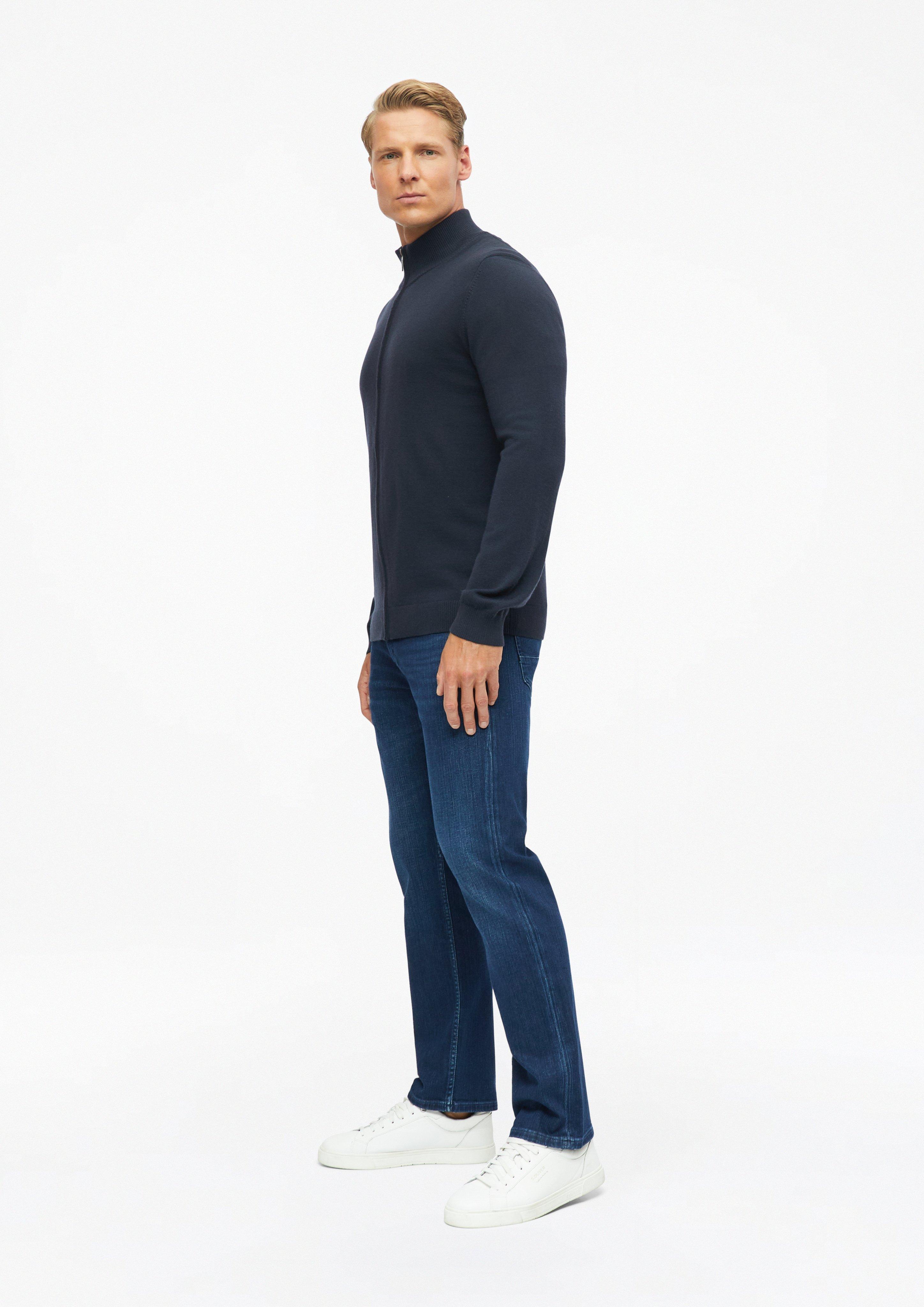 Herren Strickjacke in blau von s.Oliver BLACK LABEL