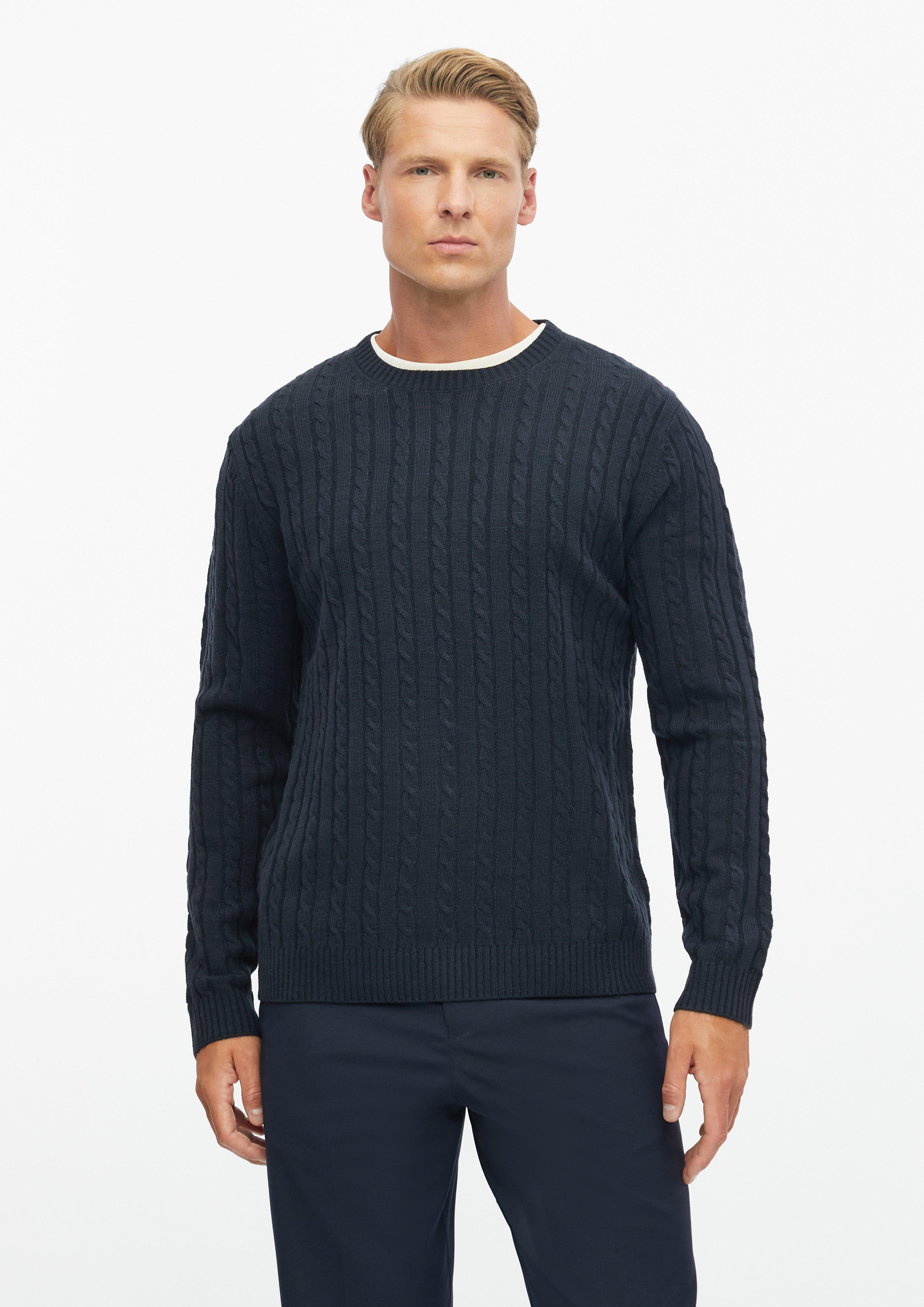 Pulover v barvi mornarsko modra od s.Oliver BLACK LABEL