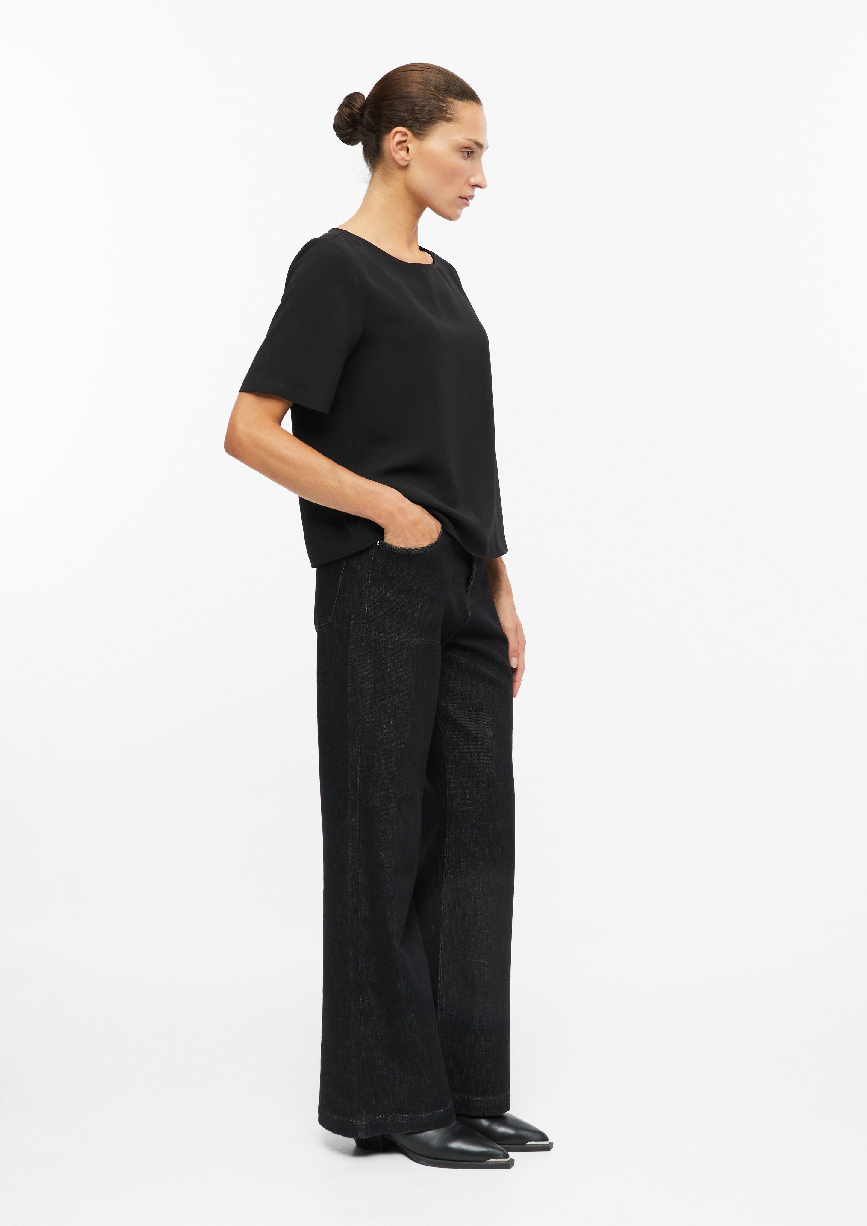 Femmes Blouse en noir de s.Oliver BLACK LABEL