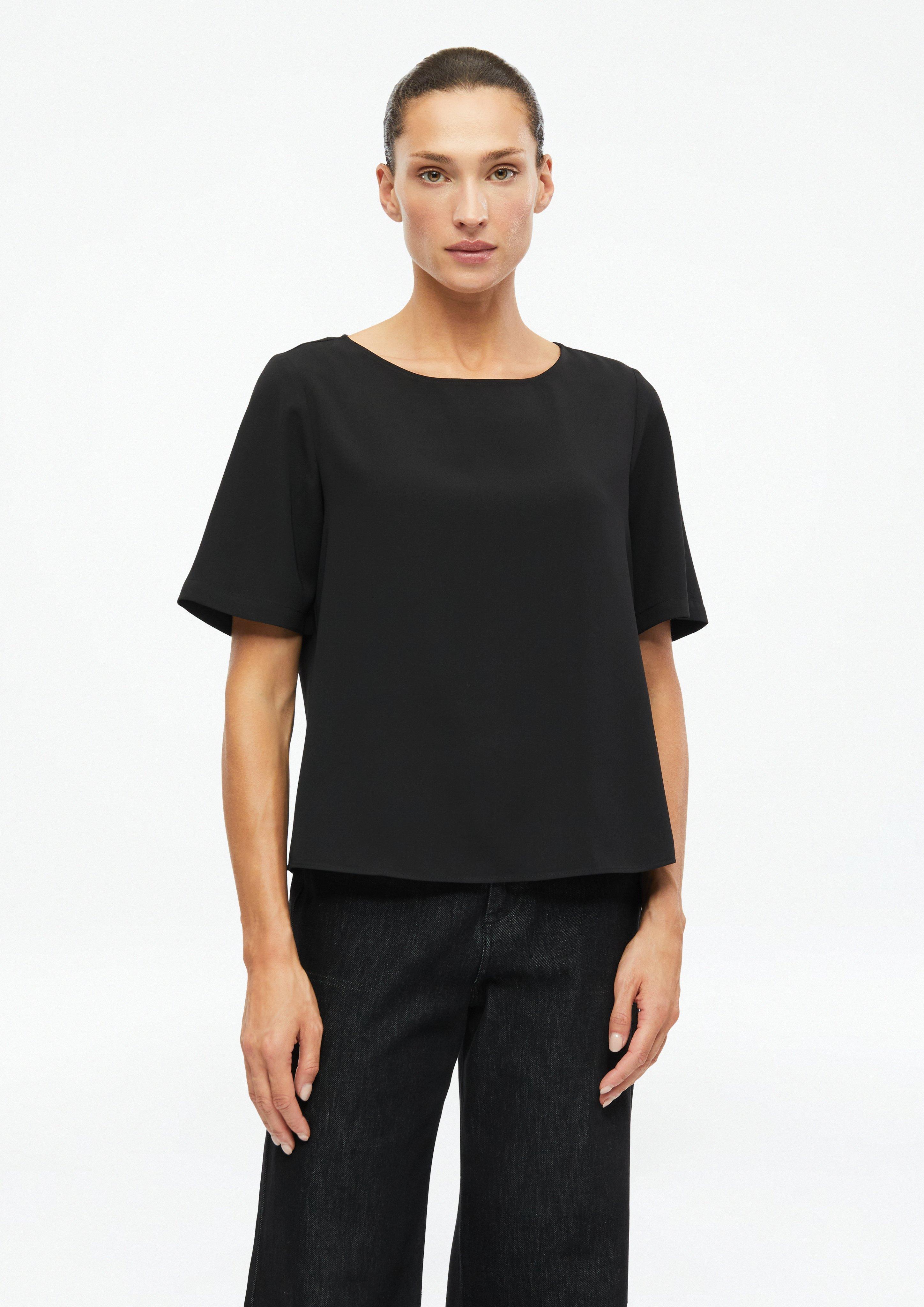Femmes Blouse en noir de s.Oliver BLACK LABEL