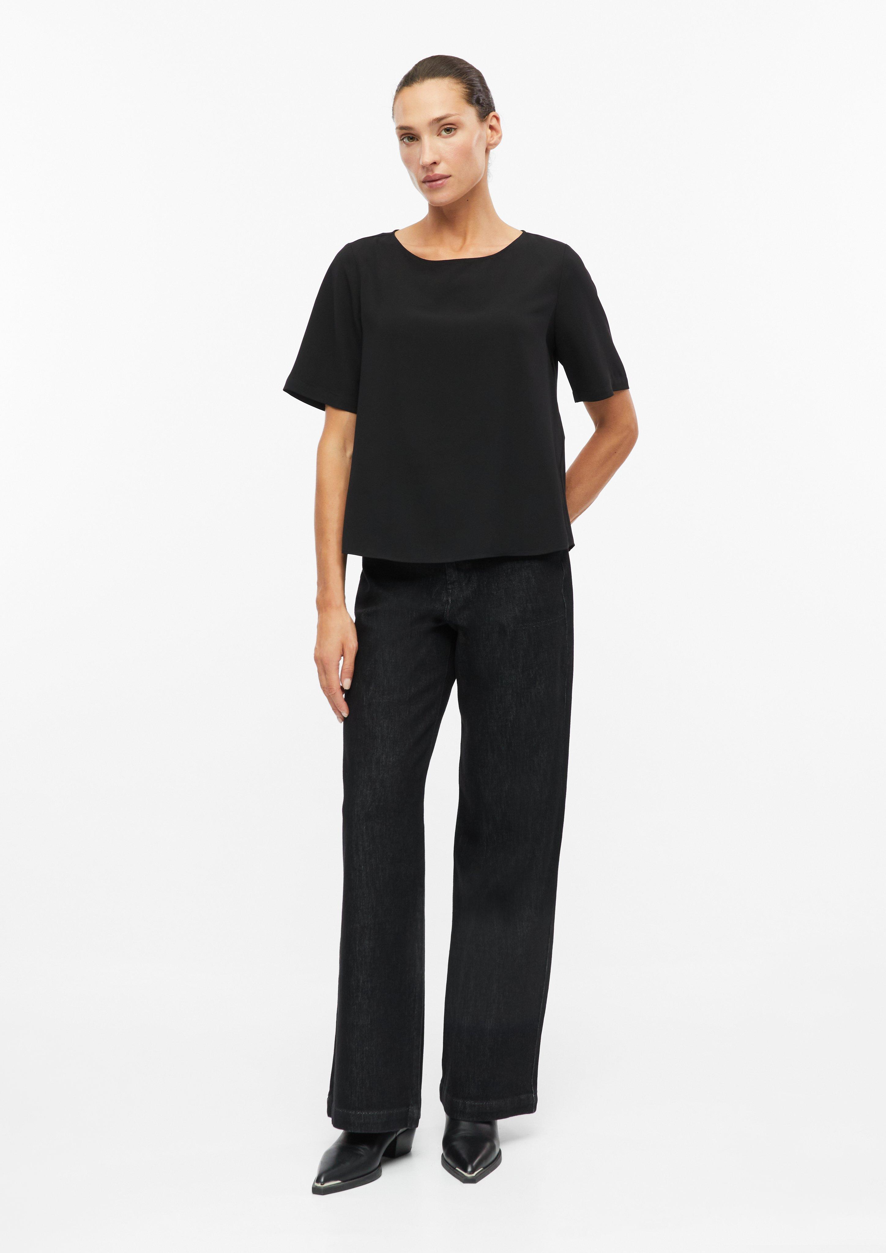 Femmes Blouse en noir de s.Oliver BLACK LABEL