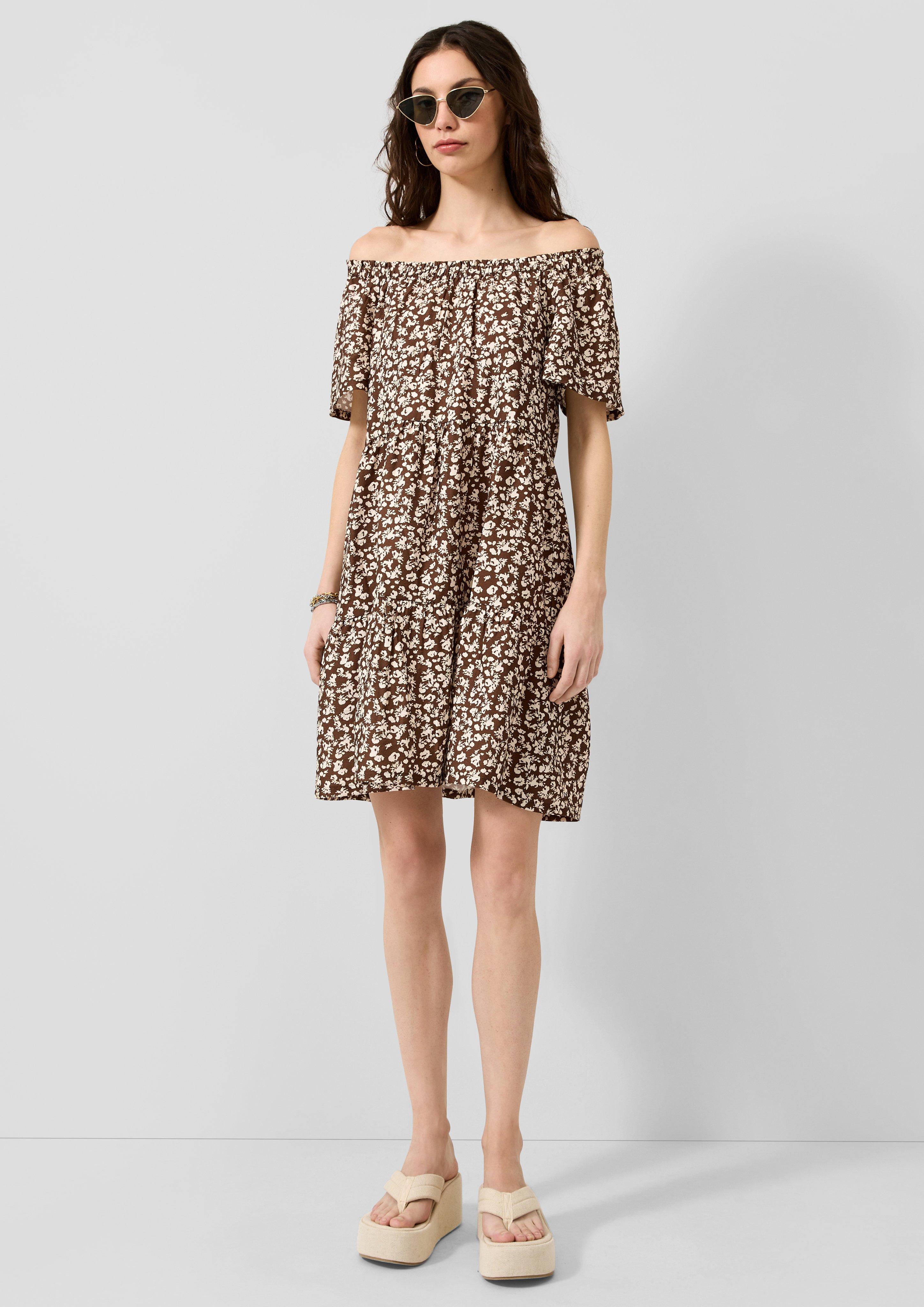 Dames Jurk in beige van QS
