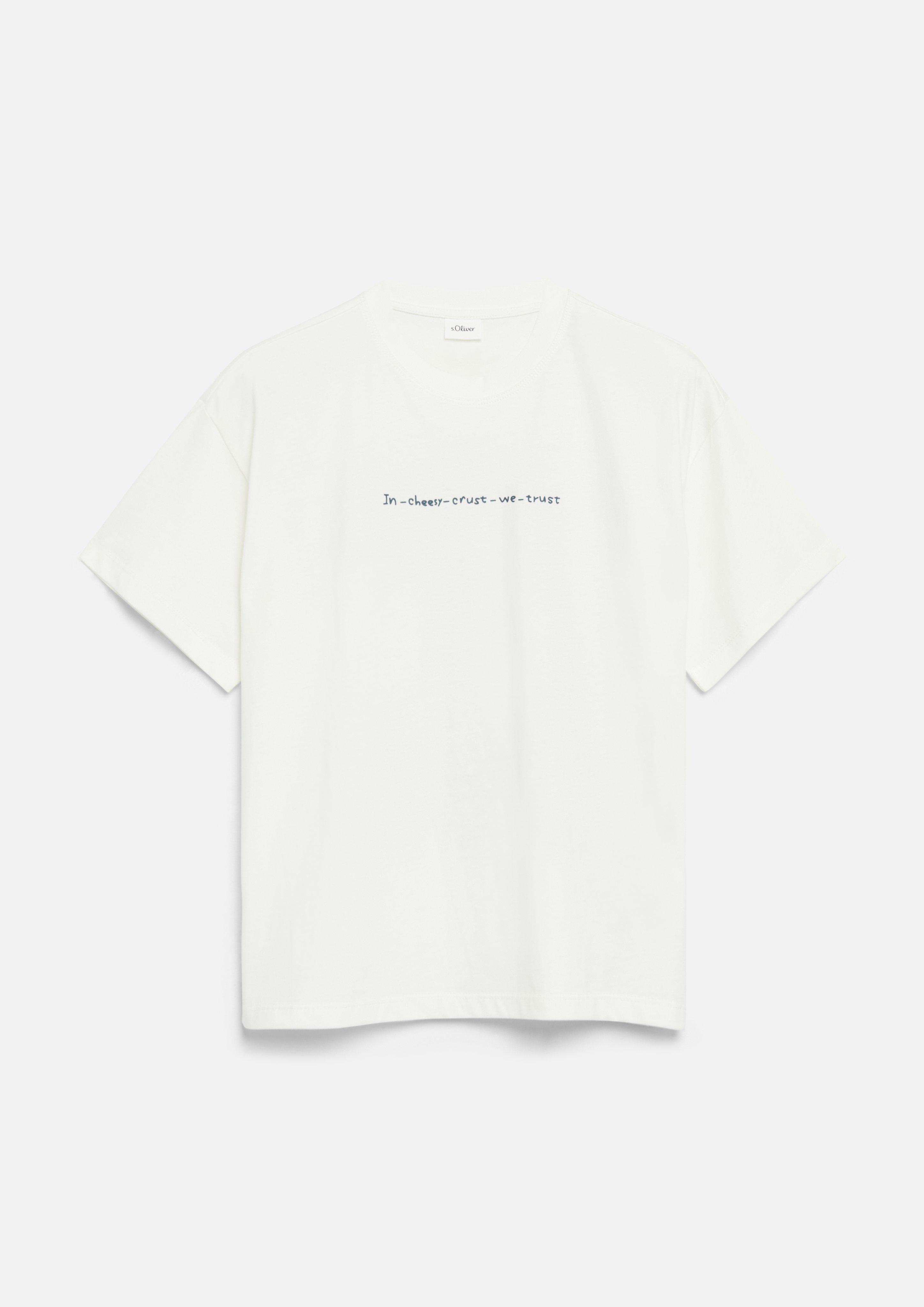 Kinder Oversize T-Shirt mit Rücken- und Frontprint in  von s.Oliver
