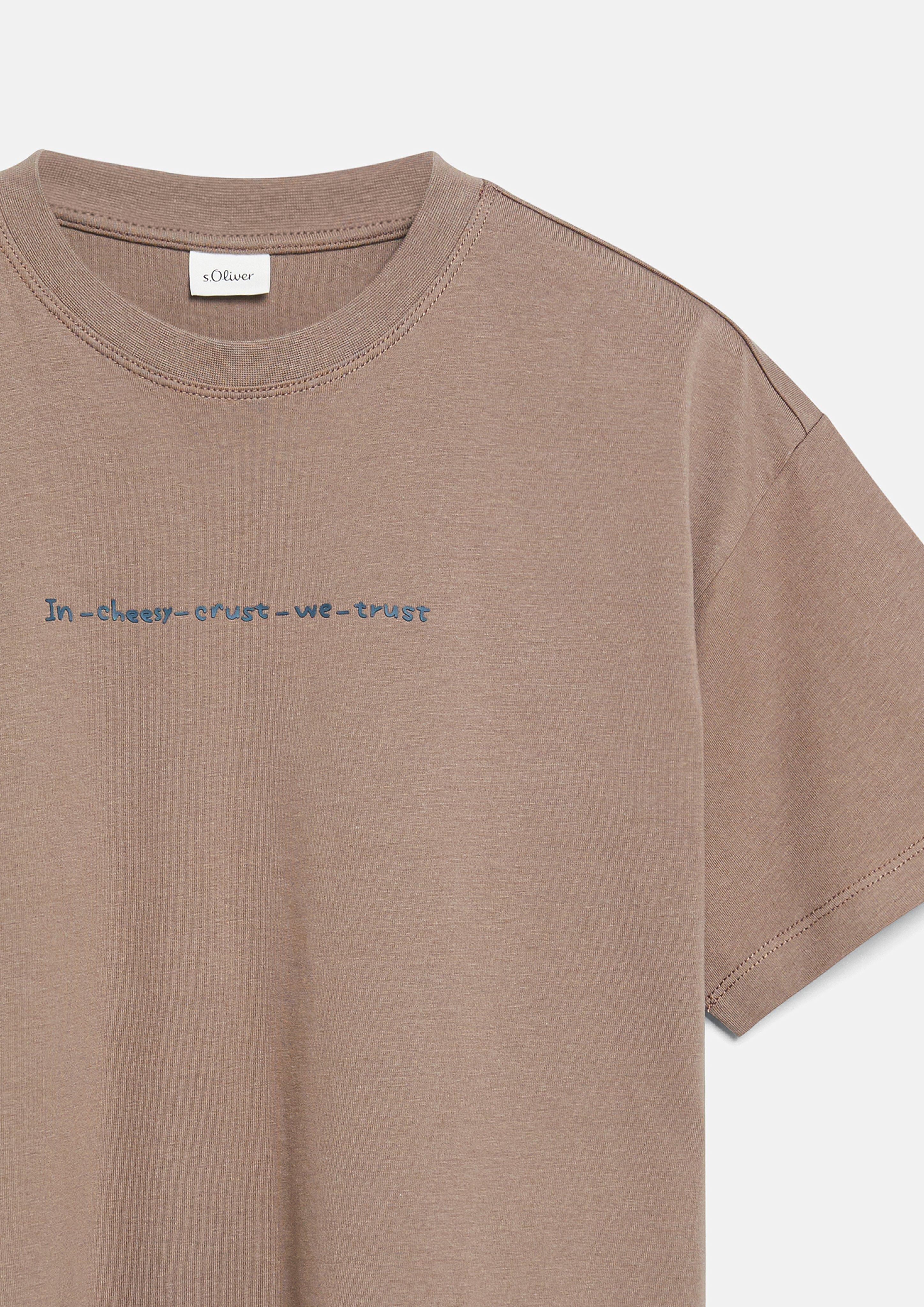 Kids T-Shirt in brown by s.Oliver