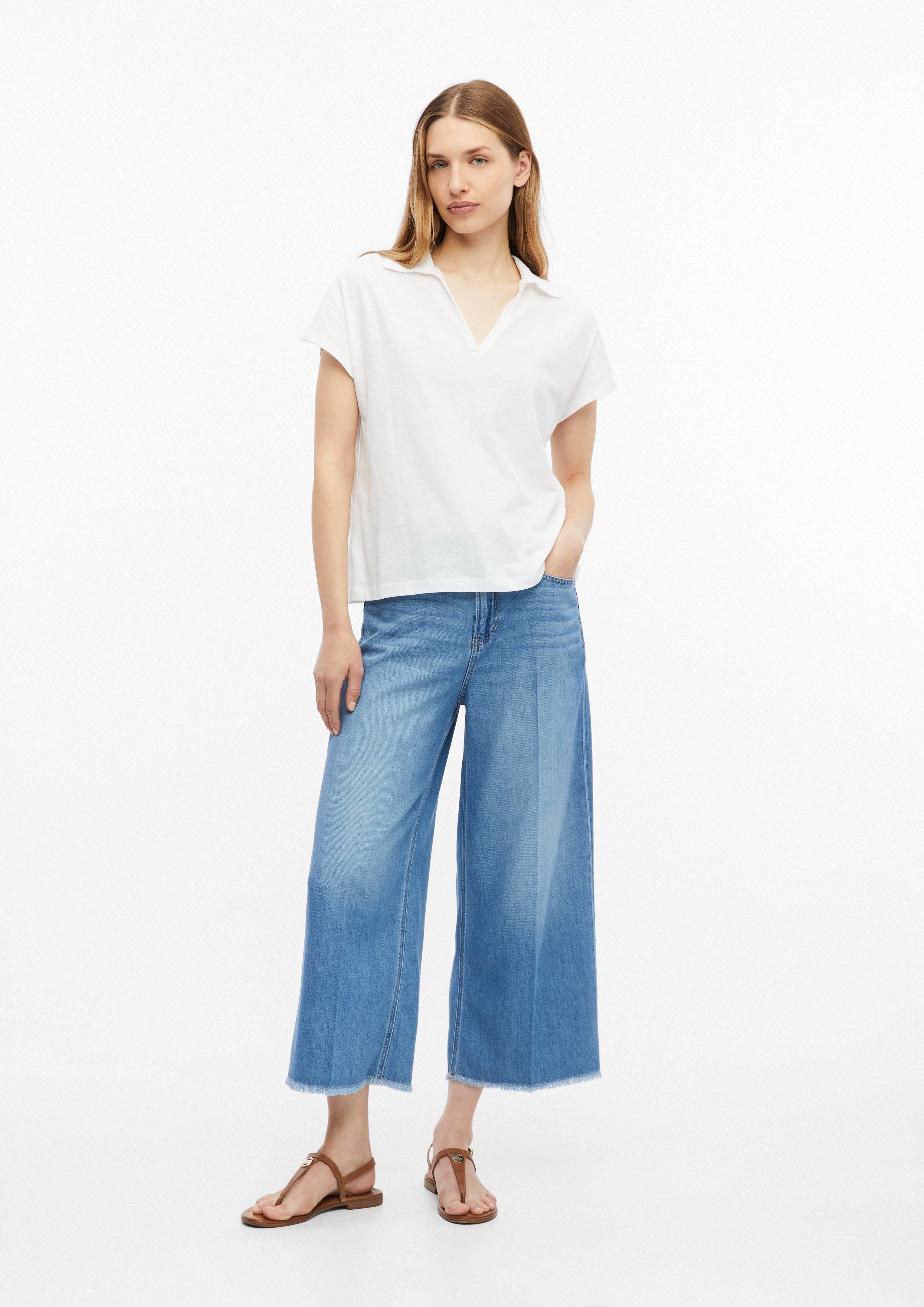 Femmes Polo en blanc de s.Oliver