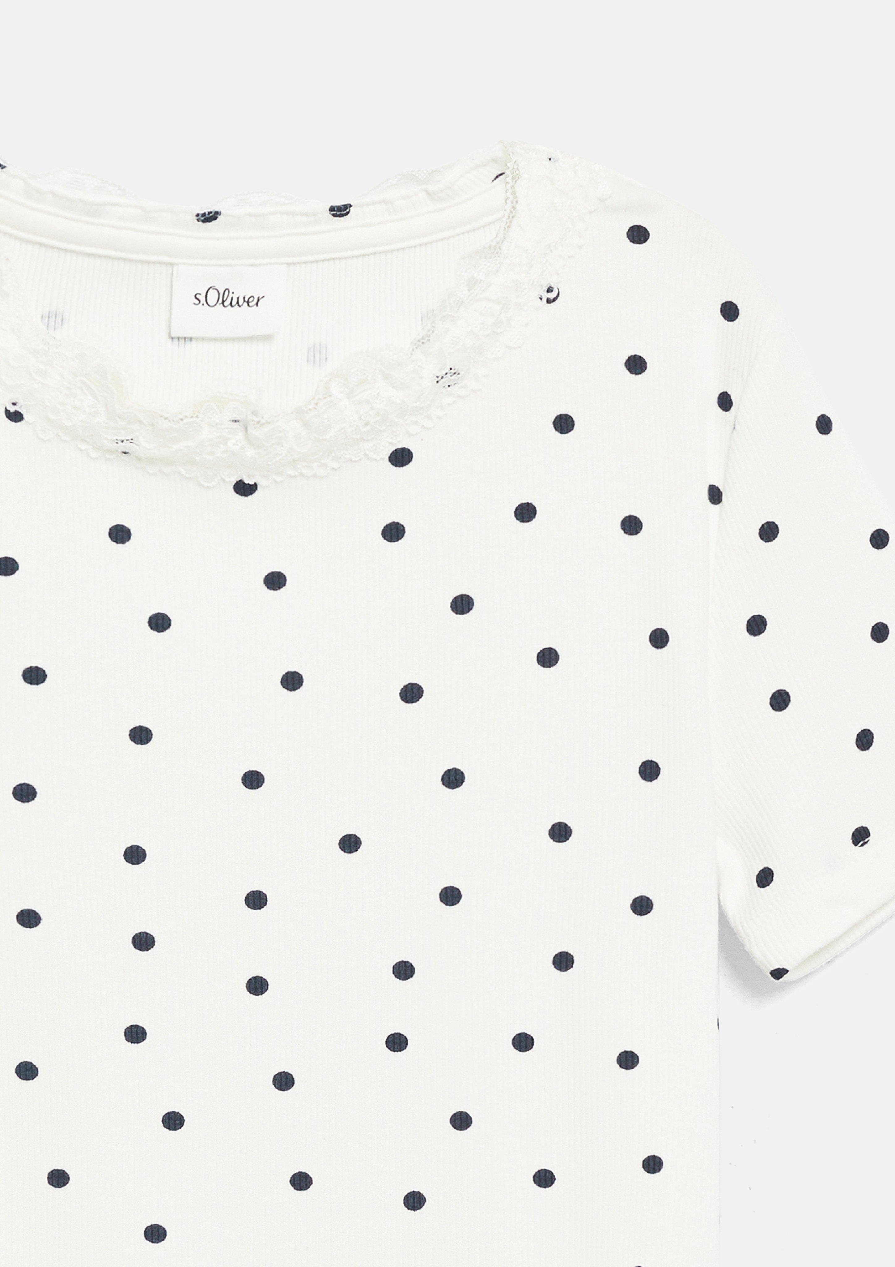 Kinder T-Shirt in weiß von s.Oliver